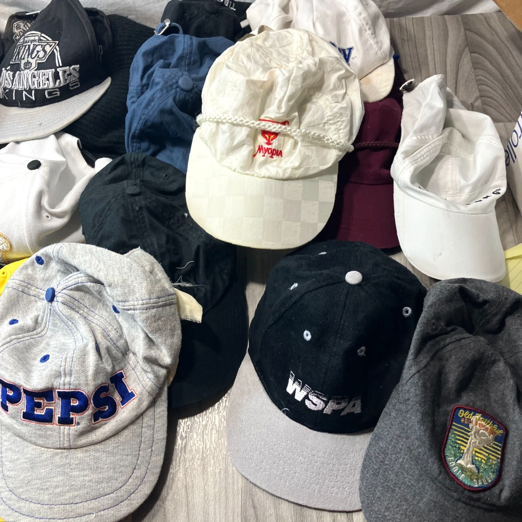 John Deere MYOPIA Hats Lot Los Angeles Kings Misfits John Deere Assortment Multicolor Baseball Cap One Size Men Size ONE SIZE - 4 Thumbnail