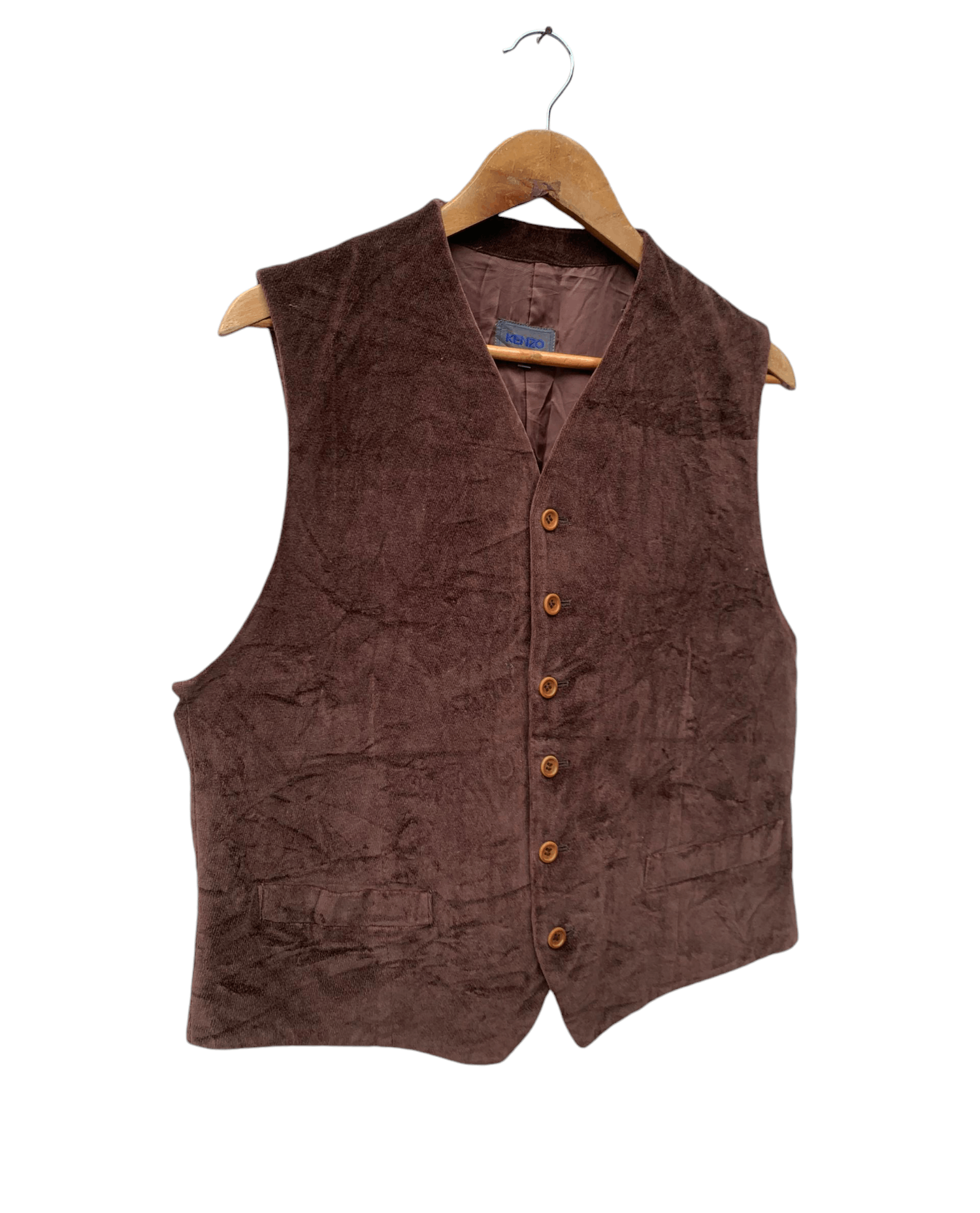 Kenzo Vintage Kenzo Velvet Vest Size 40S - 3 Thumbnail
