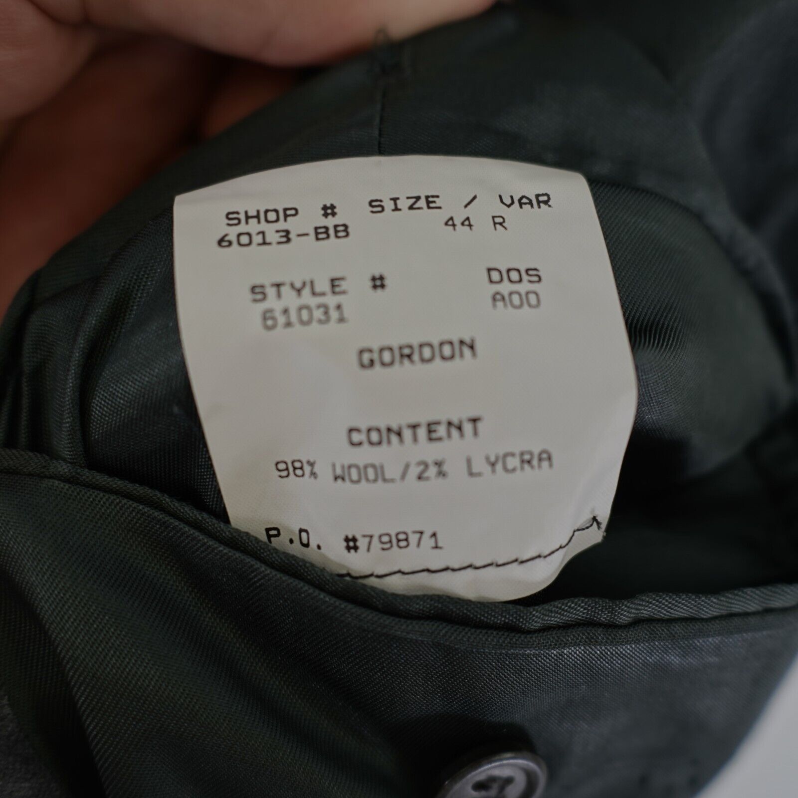 Jos. A. Bank Jos A Bank Traveler's Collecton Gray Twill Wool Blazer 44L 2 Size 44L - 10 Thumbnail