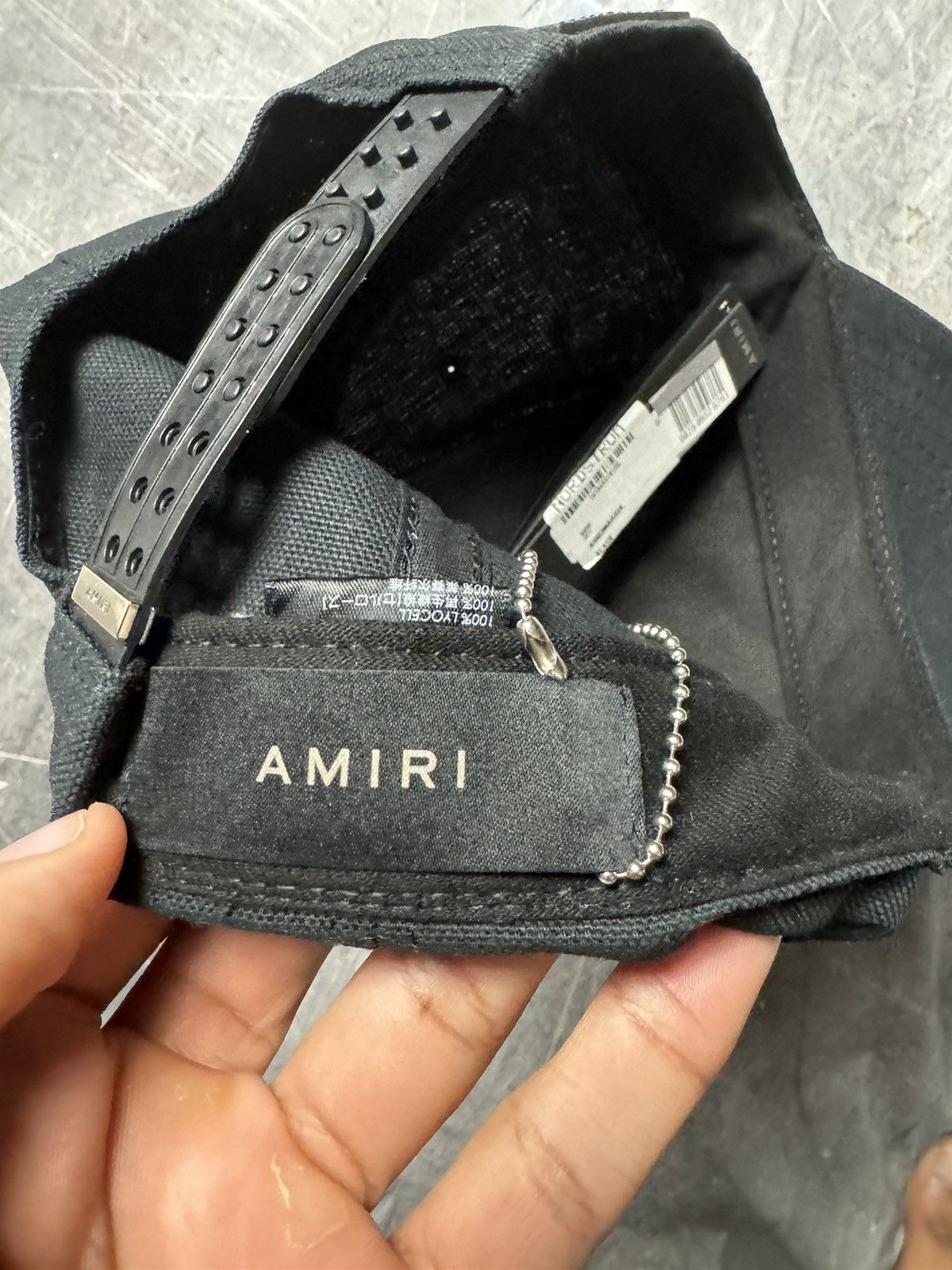 Amiri Amiri Chenille Patch MA Hat Size ONE SIZE - 5 Thumbnail