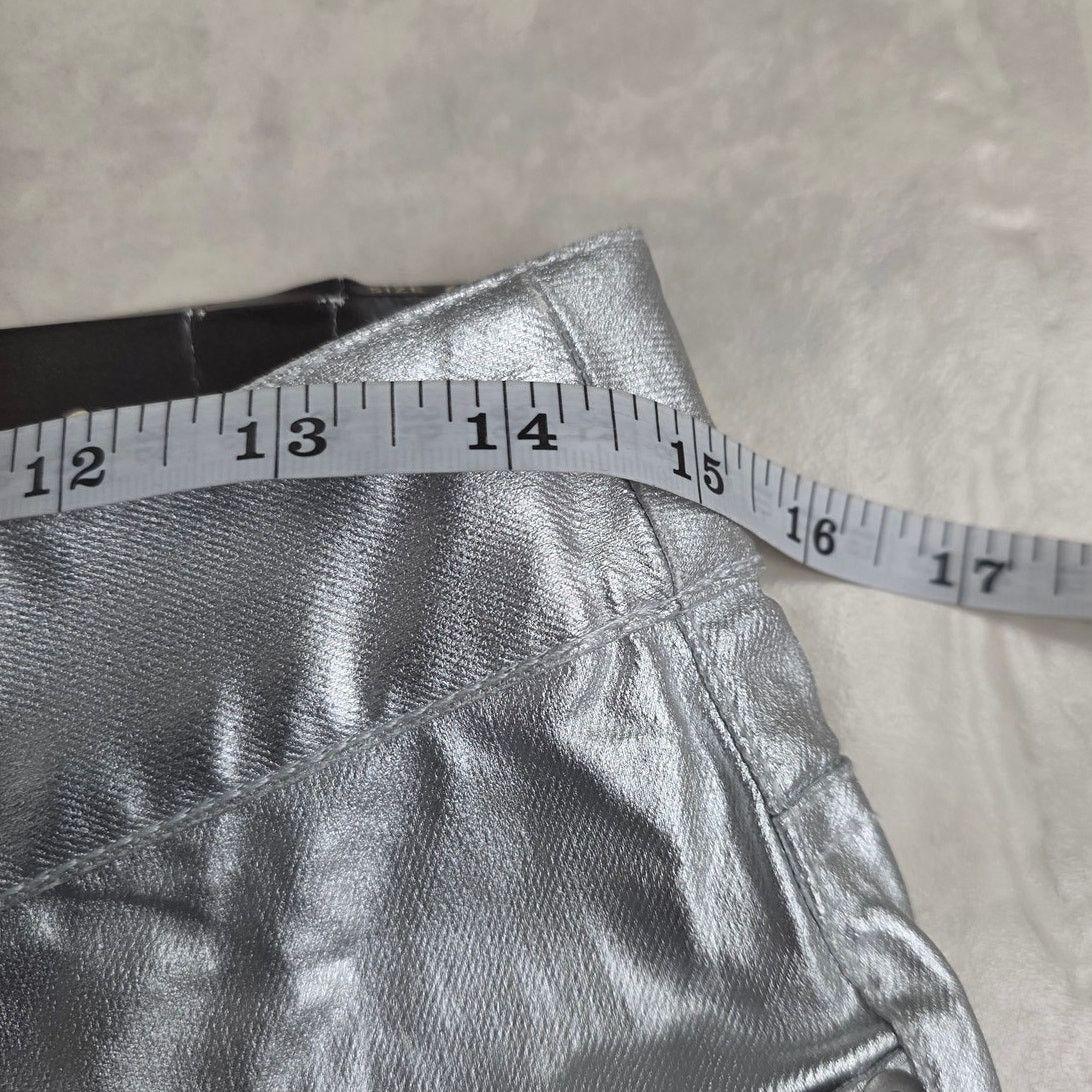 Other Skye's The Limit Silver Slim Leg Pants - Size 6 Size 28" / US 6 / IT 42 - 6 Thumbnail