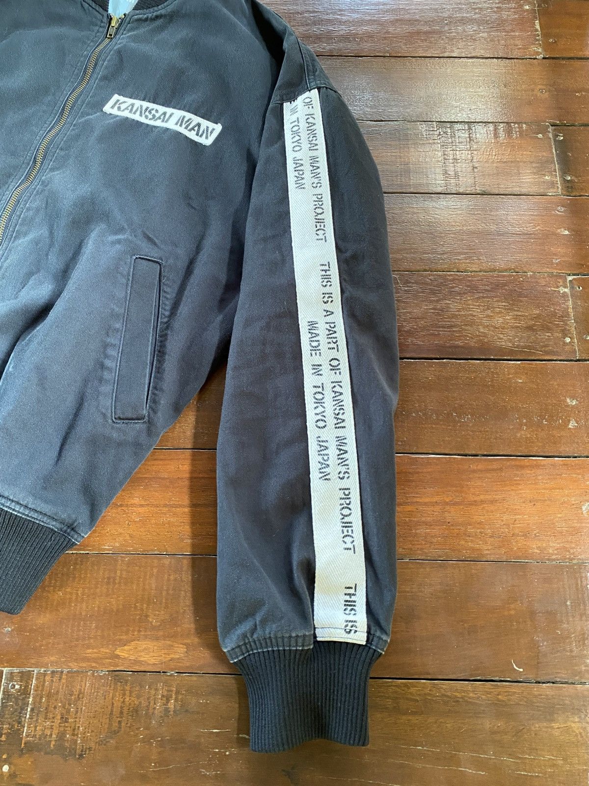 Kansai Yamamoto 🇯🇵90s Kansai Man Project Bomber Jacket Size US L / EU 52-54 / 3 - 3 Thumbnail