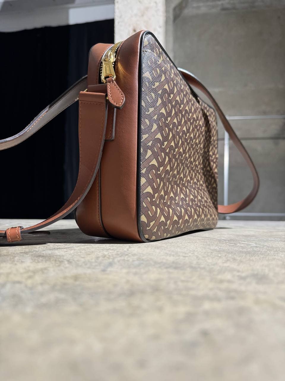 Burberry Burberry Pre-Owned 2010s TB Monogram Print Crossbody Bag Size ONE SIZE - 5 Thumbnail