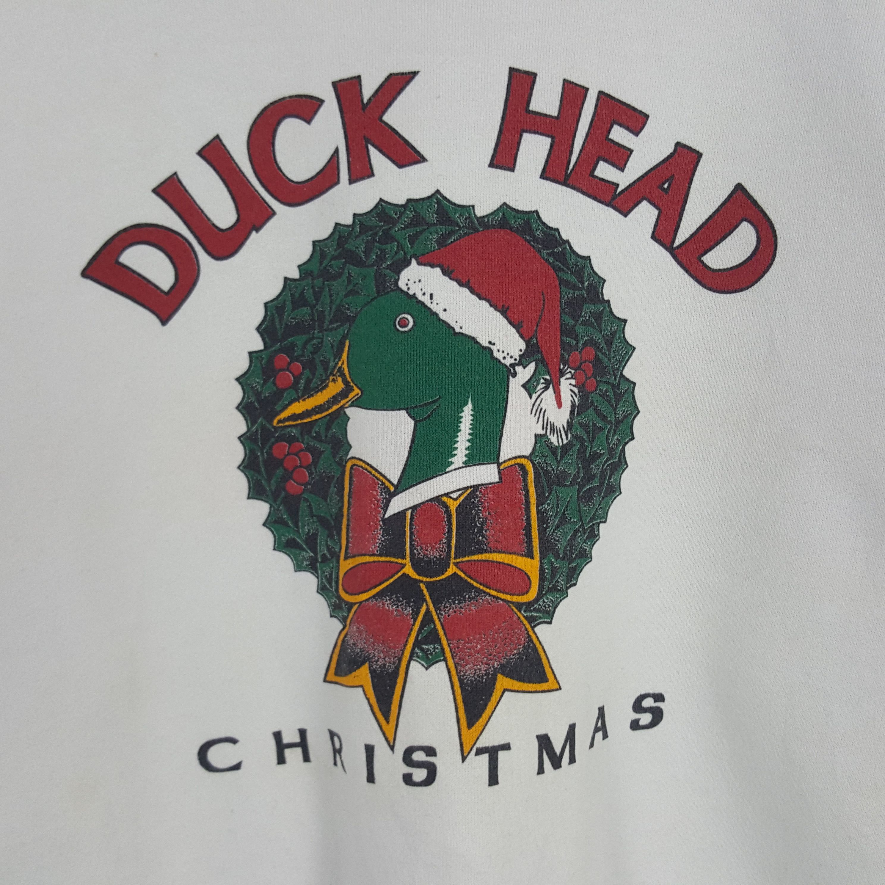 Vintage Vintage Duck Head Christmas Retro Style Sweatshirt Size US L / EU 52-54 / 3 - 2 Thumbnail