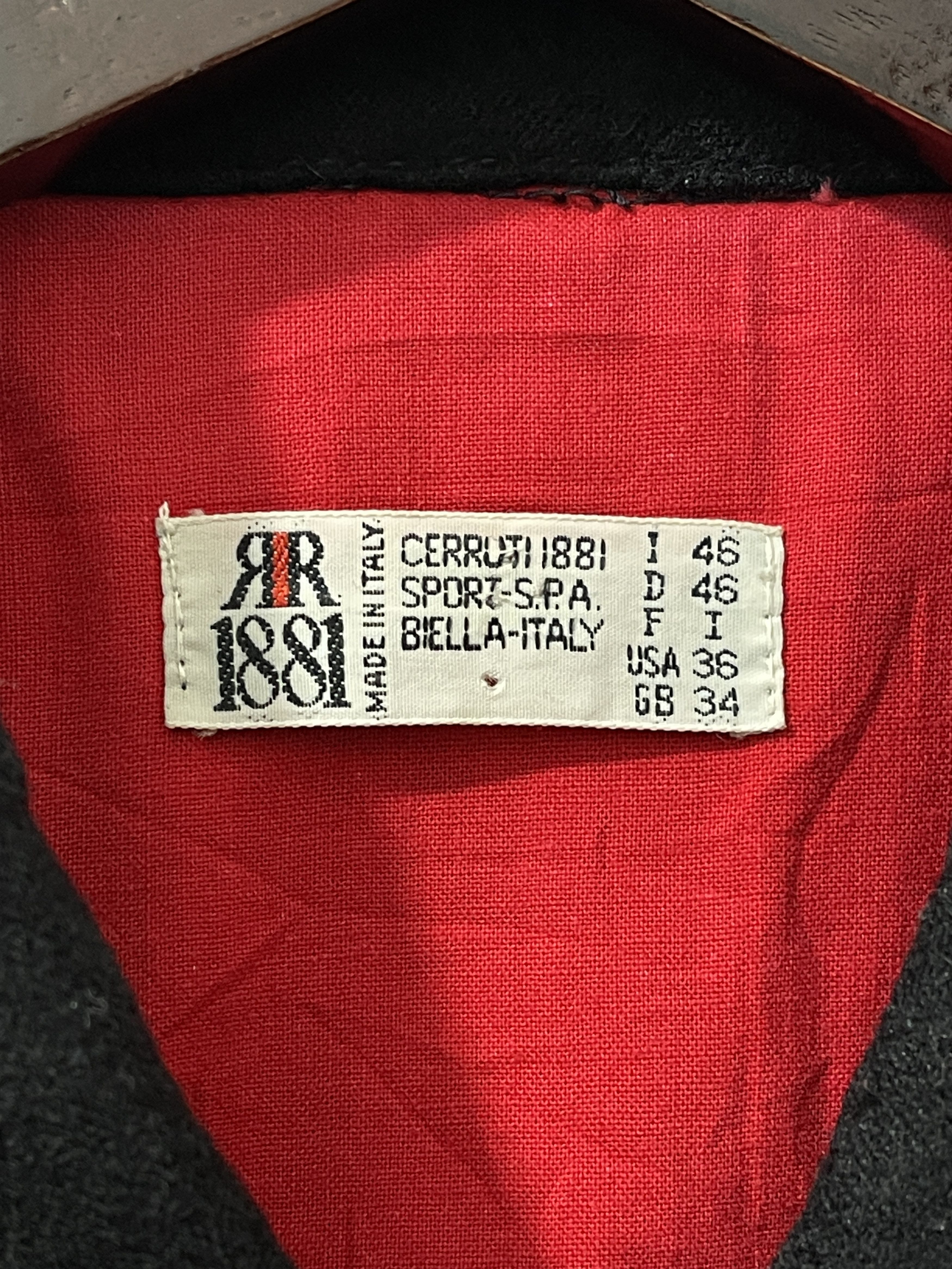 Vintage Napoleon Cerutti 1881 archive wool rare jacket Size US M / EU 48-50 / 2 - 3 Thumbnail