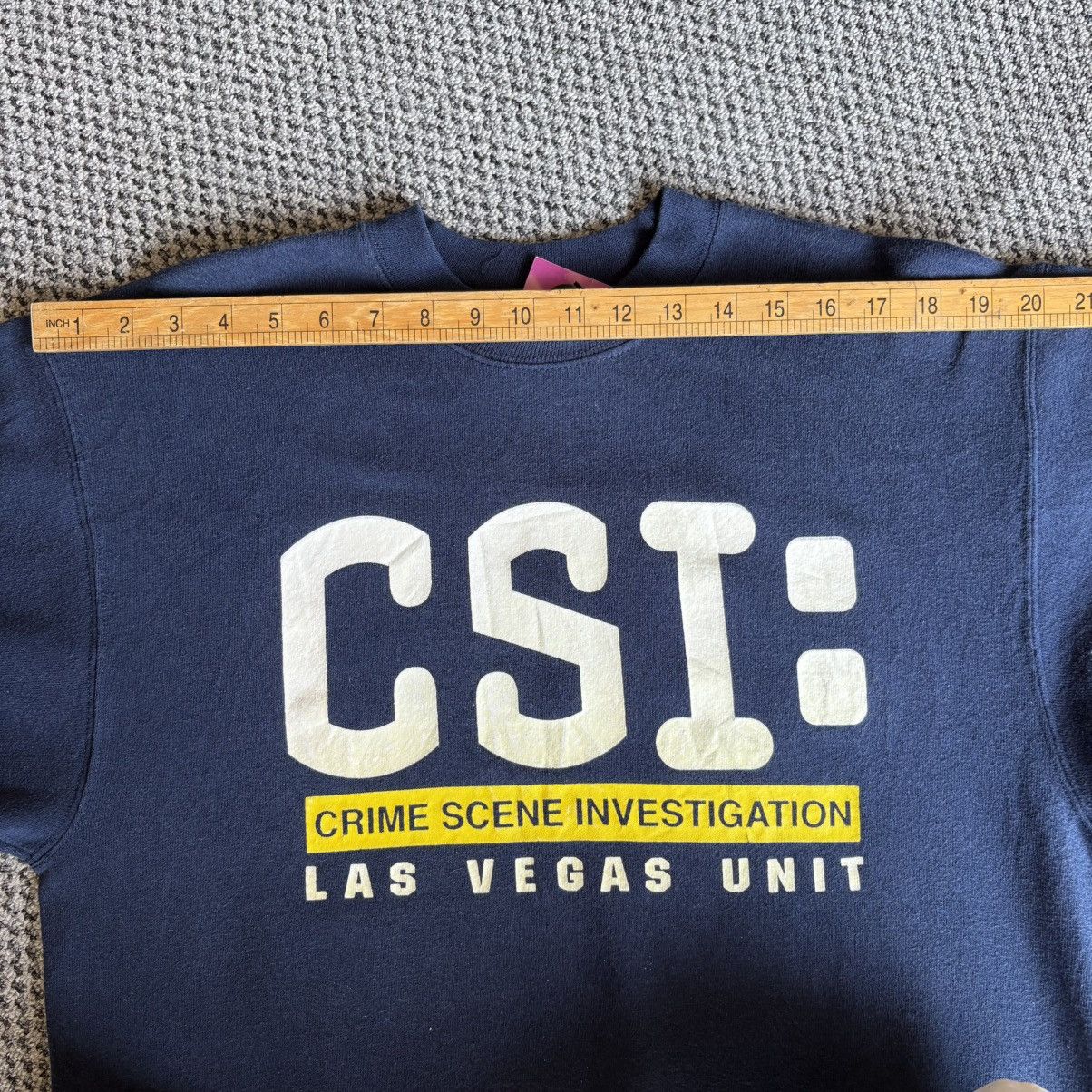 Delta Vintage CSI Crime Scene Investigation Sweatshirt Size US M / EU 48-50 / 2 - 11 Thumbnail