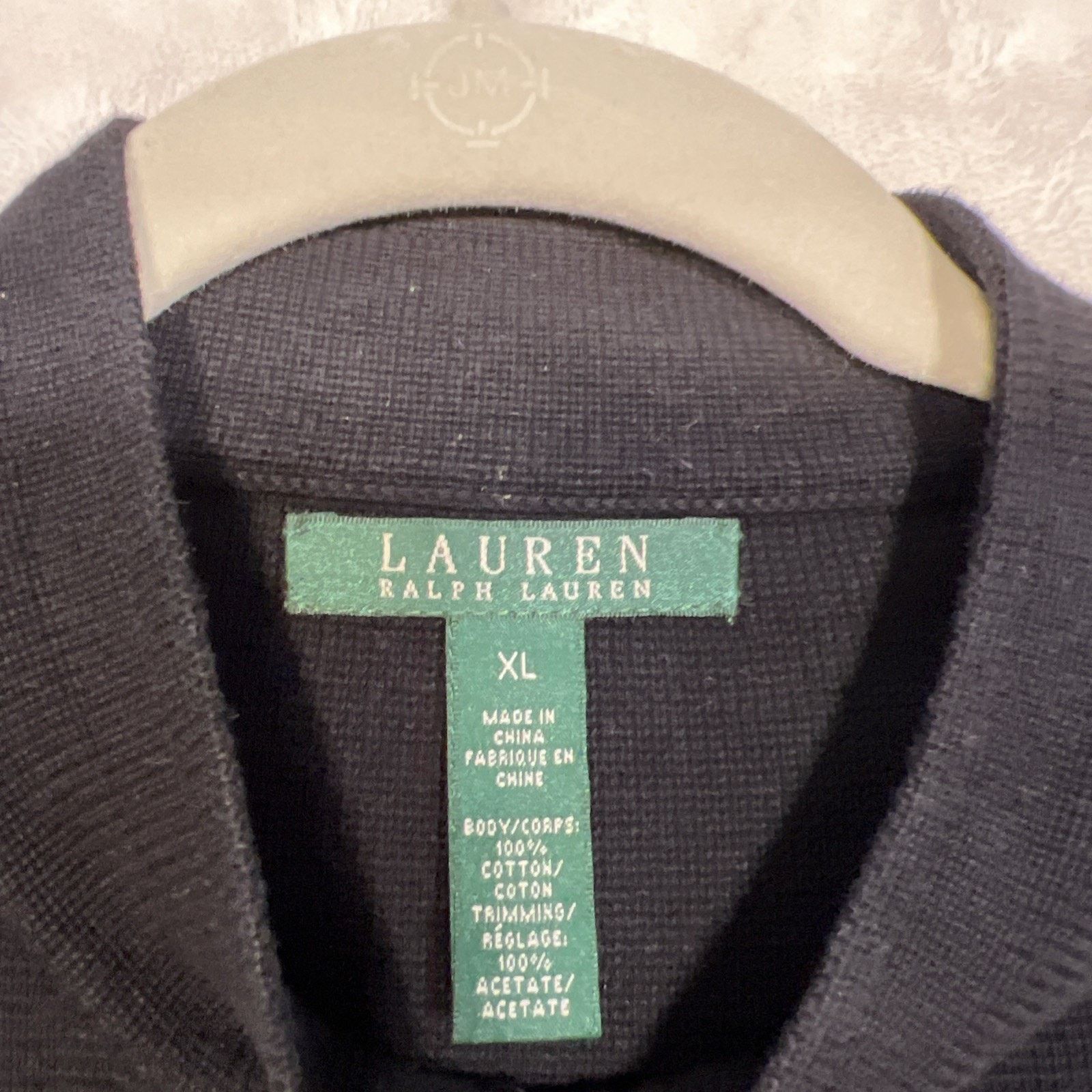 Lauren Ralph Lauren Lauren Ralph Lauren Blue Military Style Sweater w/Gold Size XL / US 12-14 / IT 48-50 - 2 Thumbnail