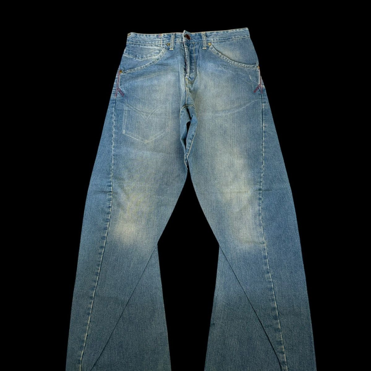 Levi's LEVI’S ENGINEERED JEANS 2005 TWISTED LEG BUCKLE CINCH BACK Size US 31 - 9 Thumbnail