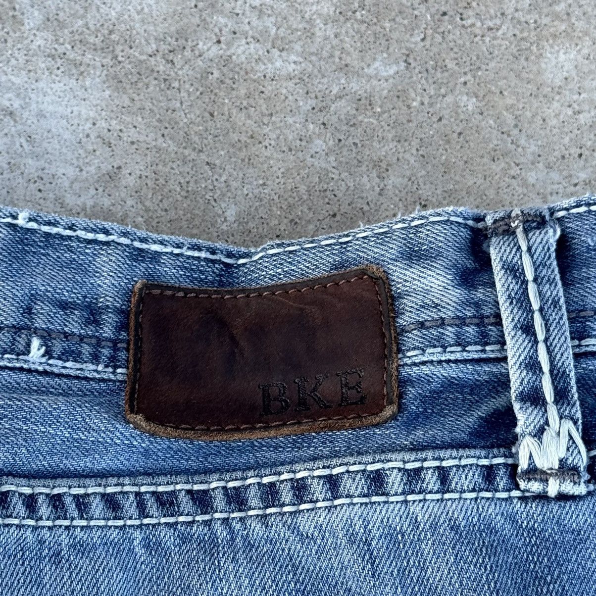 BKE × JNCO × Southpole Vintage Y2K Thrashed Baggy Loose BKE Skater Jeans 34 Size US 34 / EU 50 - 13 Thumbnail