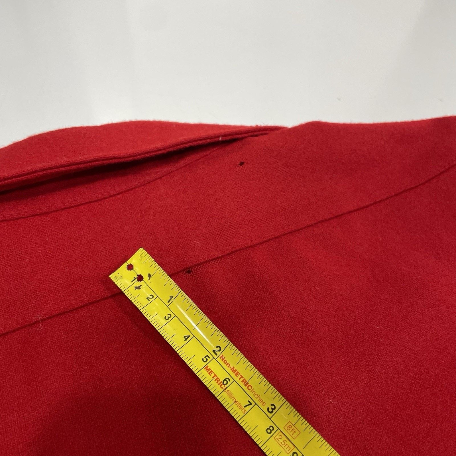 Pendleton VTG 70's Pendleton Men's Red Virgin Wool Shirt *flawed USA L Size US L / EU 52-54 / 3 - 6 Thumbnail