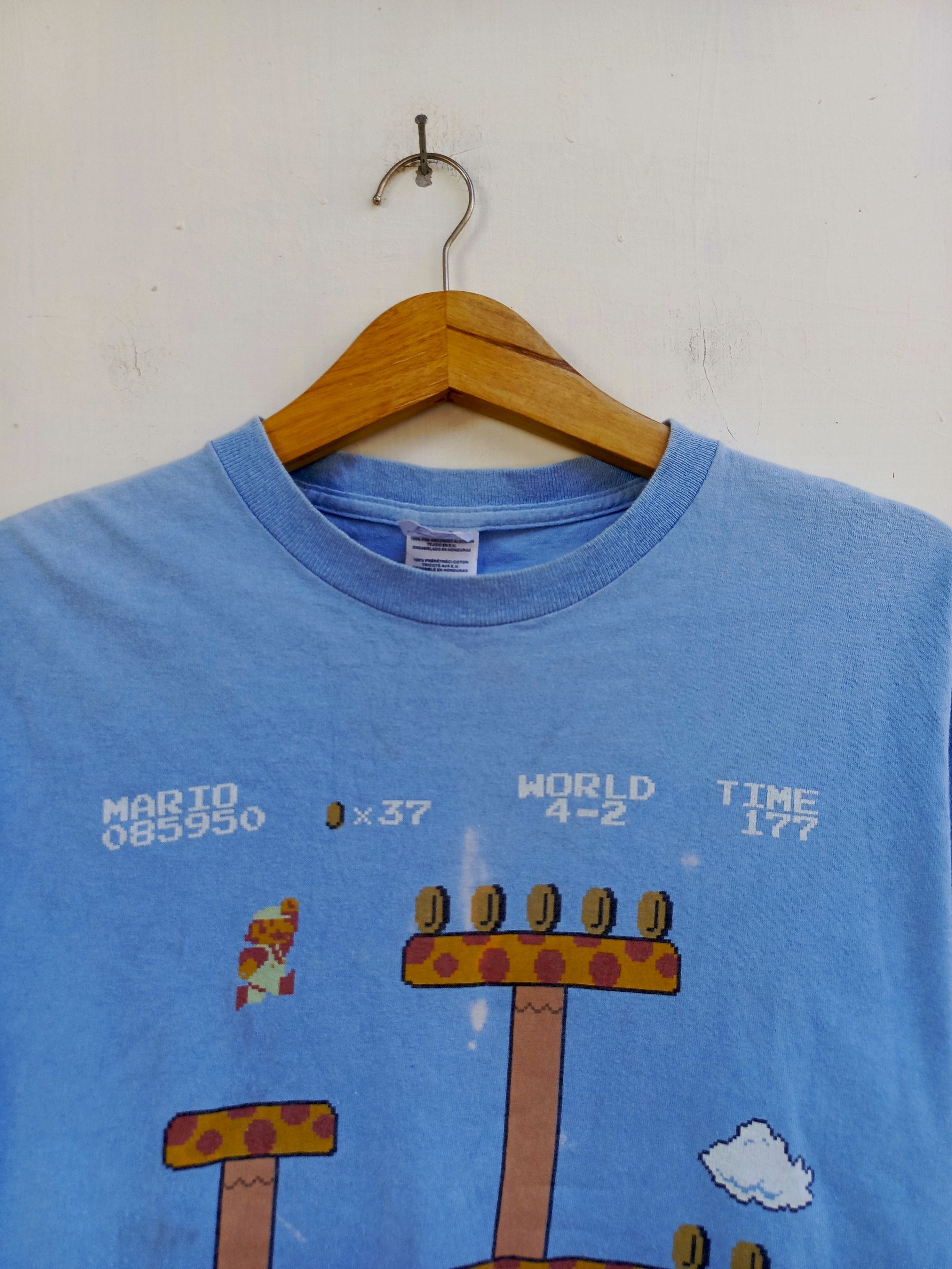 Vintage Super Mario Graphic T-Shirt Vintage Style Gaming Tee Size US M / EU 48-50 / 2 - 2 Thumbnail