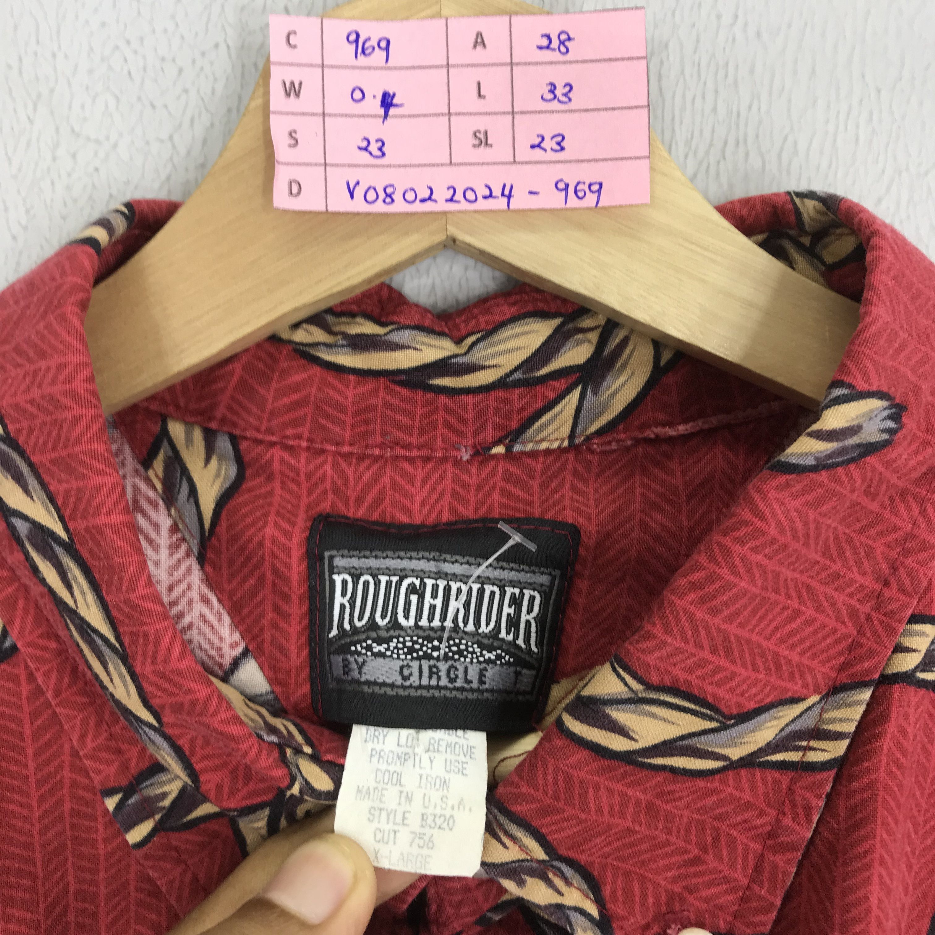 Vintage Vintage 90s Roughrider American Cowboys Flannel Shirt Oxford Size US XL / EU 56 / 4 - 8 Thumbnail