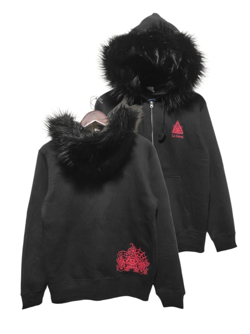 Japanese Brand Lil Swag United Athle Zipper fur hoodie LGB style Size US M / EU 48-50 / 2 - 2 Thumbnail