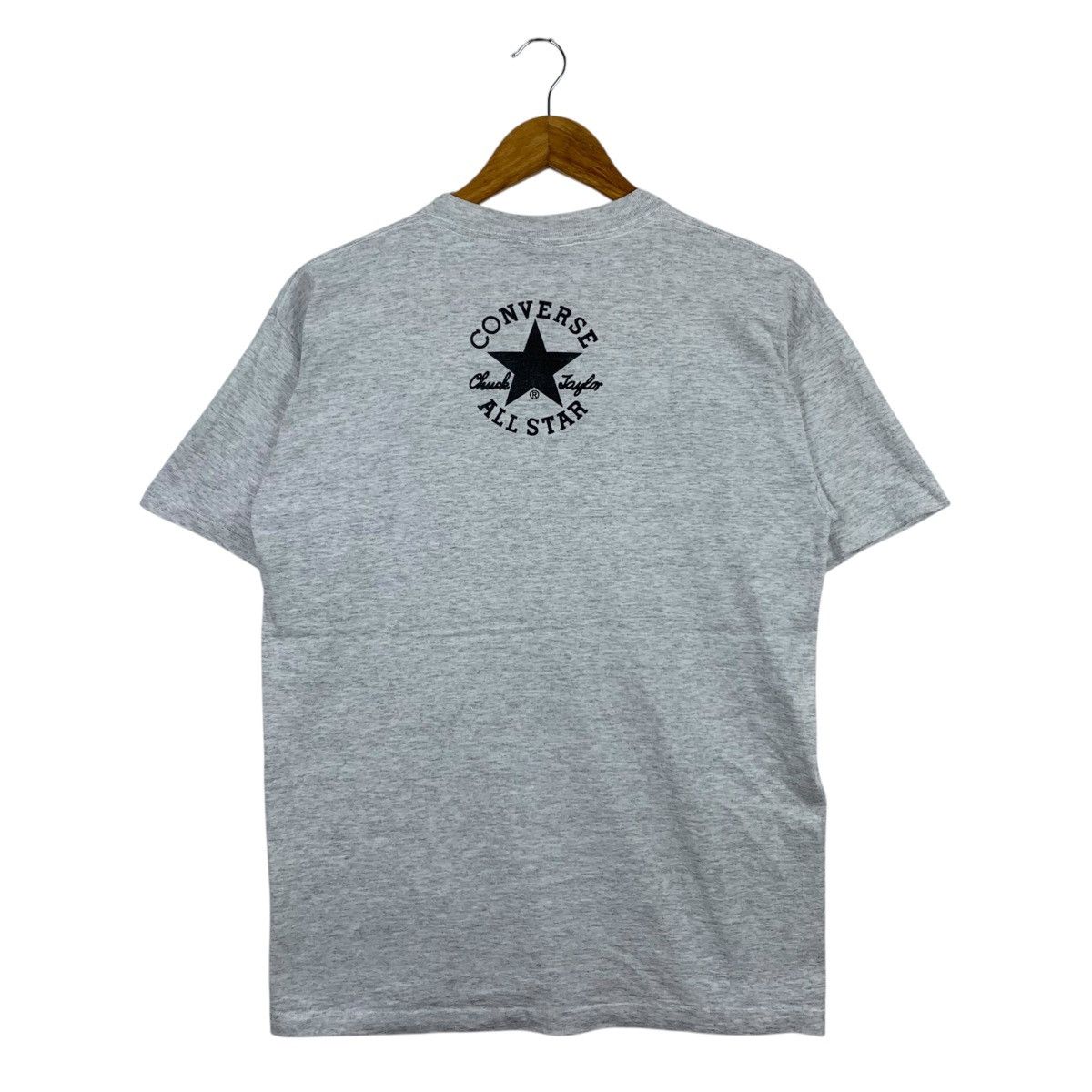Converse Vintage 90s CONVERSE ALL STAR Logo Print Grey Short Shirt Size US M / EU 48-50 / 2 - 4 Thumbnail