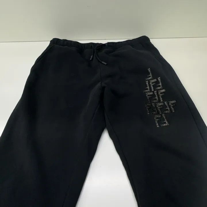 Fendi Fendi Logo Black Sports Pants for Men -2508 Size US 44 / EU 60 - 6 Thumbnail