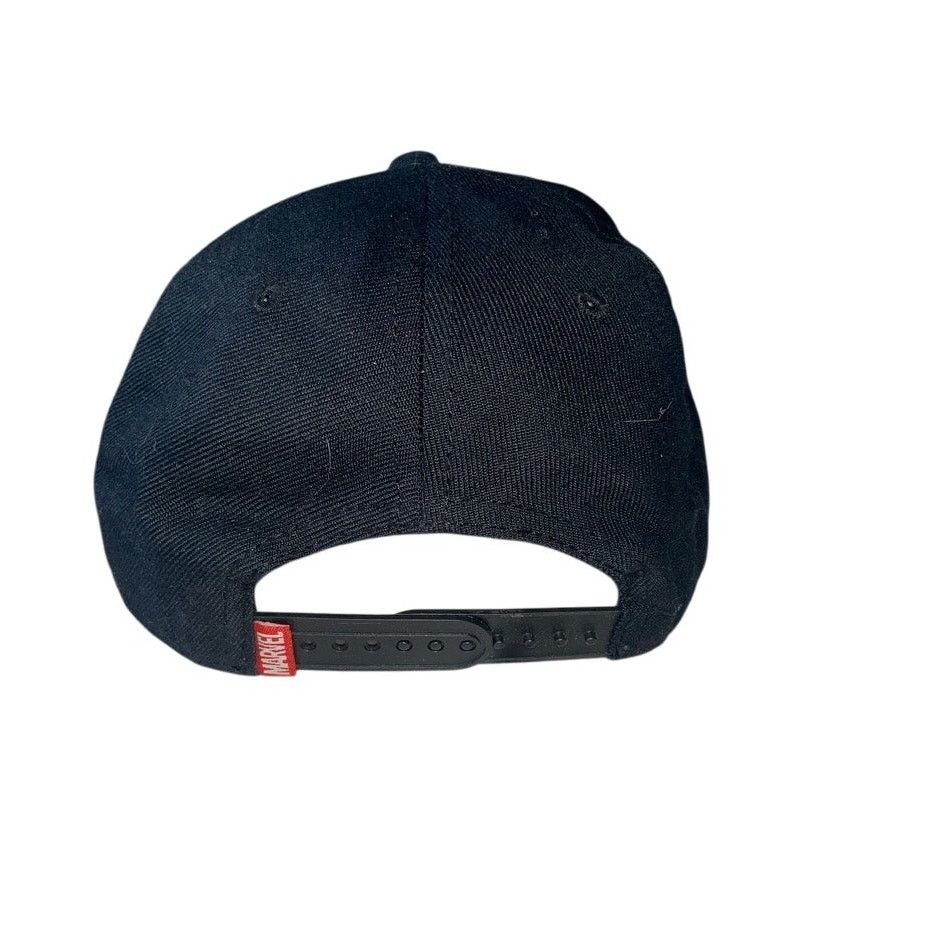 Marvel Comics Marvel Deadpool Black Snapback Hat with Embroidered Logo Size ONE SIZE - 2 Thumbnail