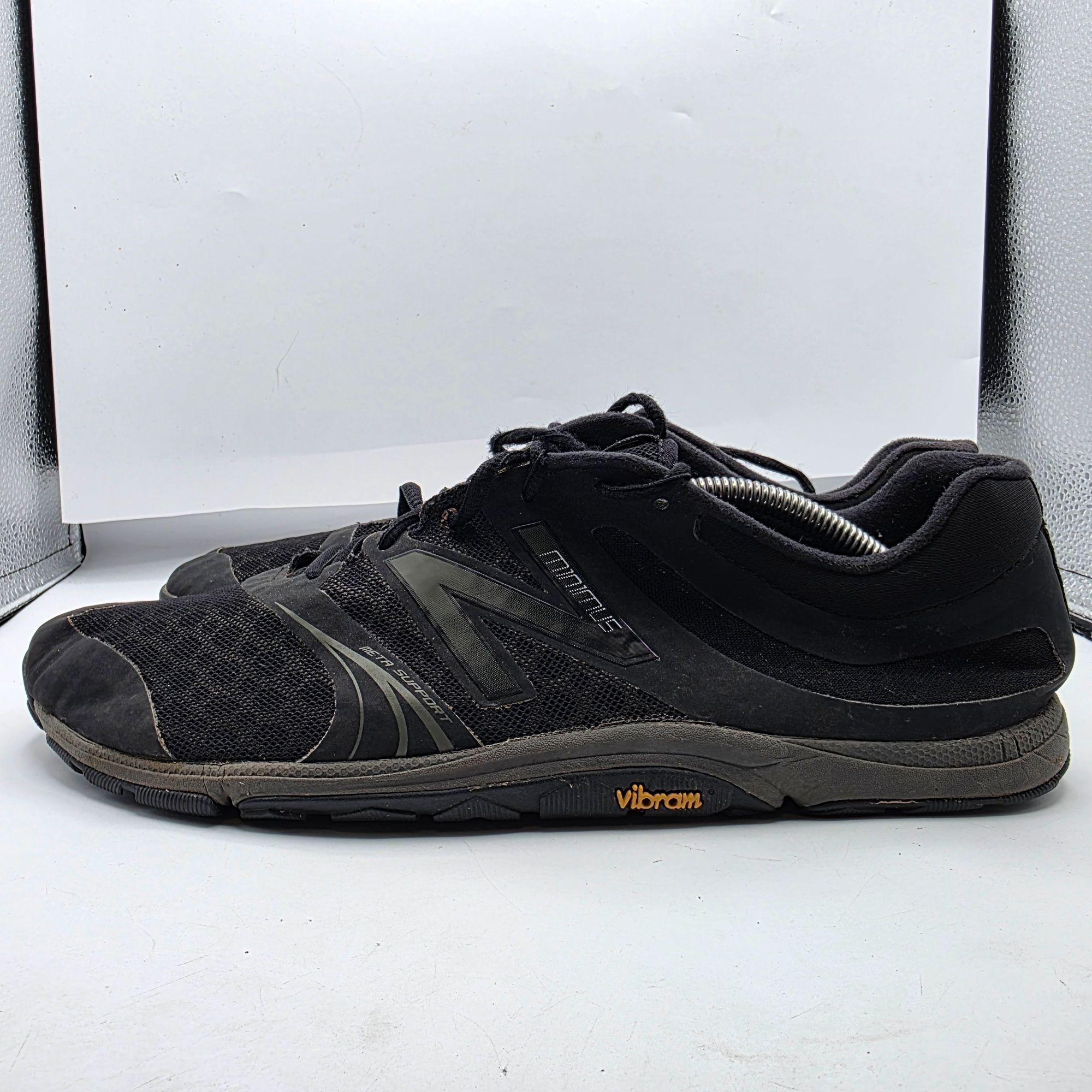 New Balance New Balance Mens Size 13 Black Minimus Vibram Trail Running Size US 13 / EU 46 - 15 Thumbnail