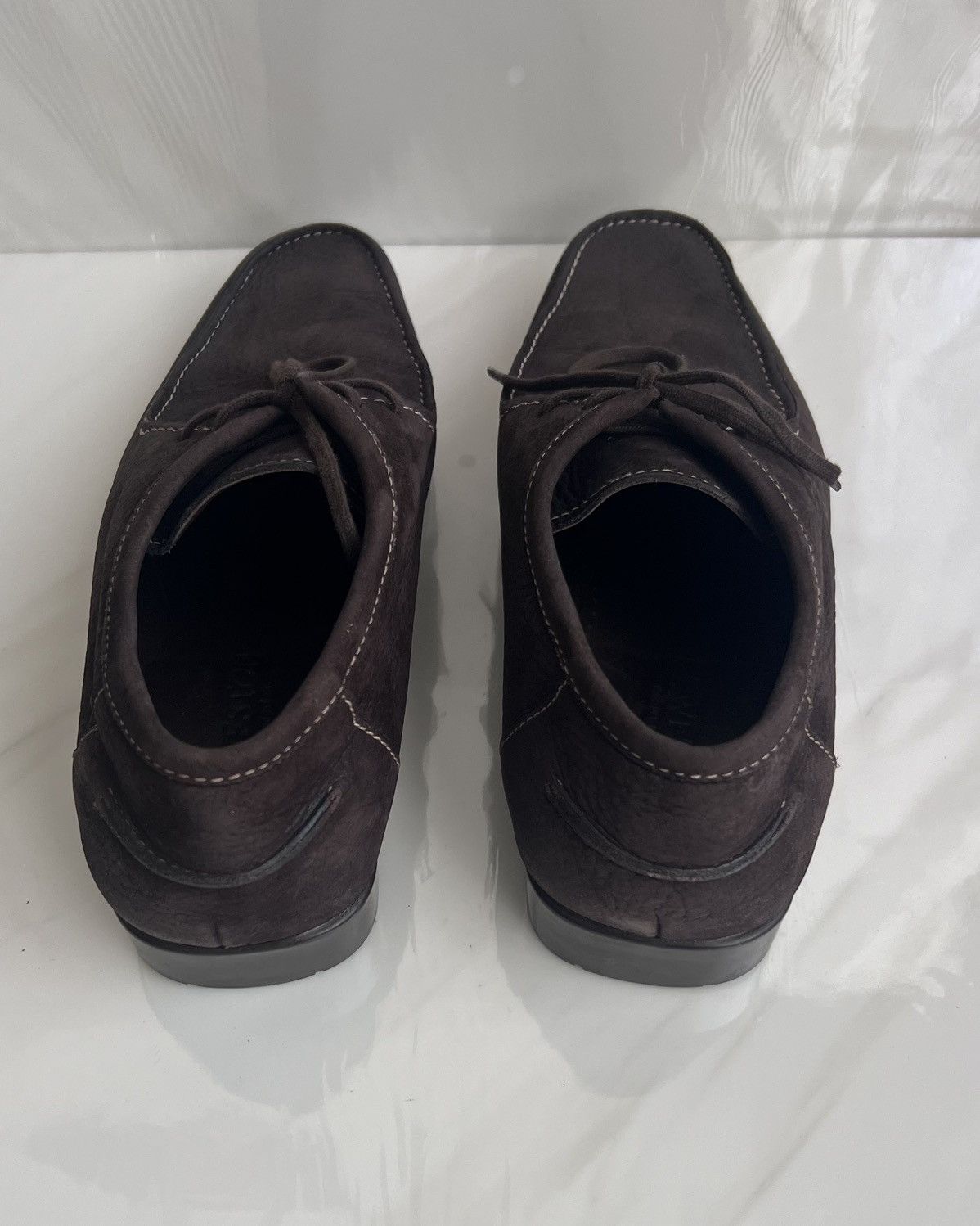 J.M. Weston J.M Weston Men’s Brown suede chukka lace up Dress shoes Size US 7.5 / EU 40-41 - 10 Thumbnail