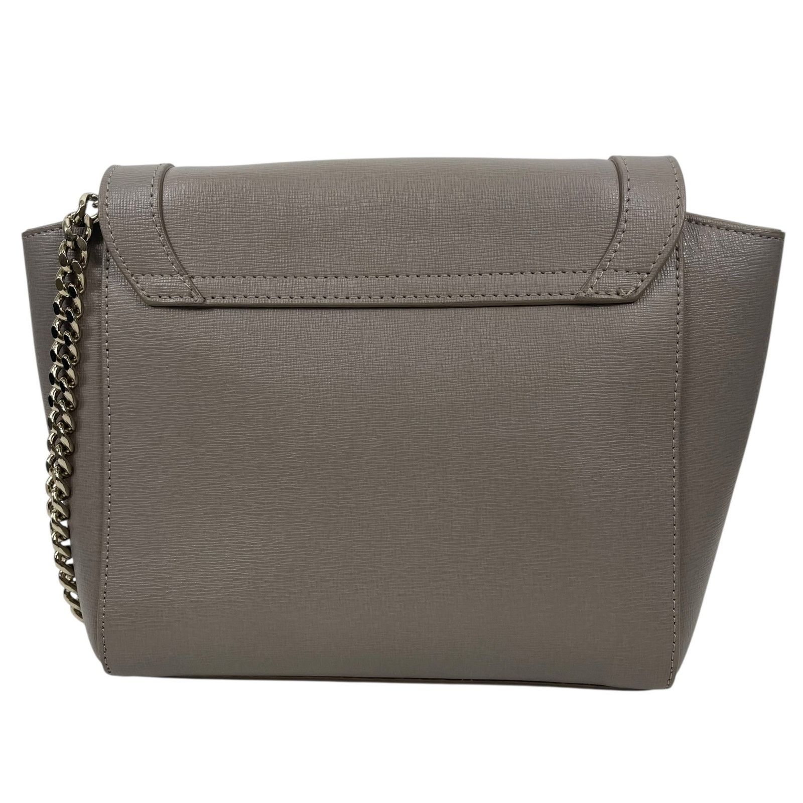 Furla Furla Ginevra Leather Mini Crossbody Bag Sabbia Beige Gray Size ONE SIZE - 4 Thumbnail