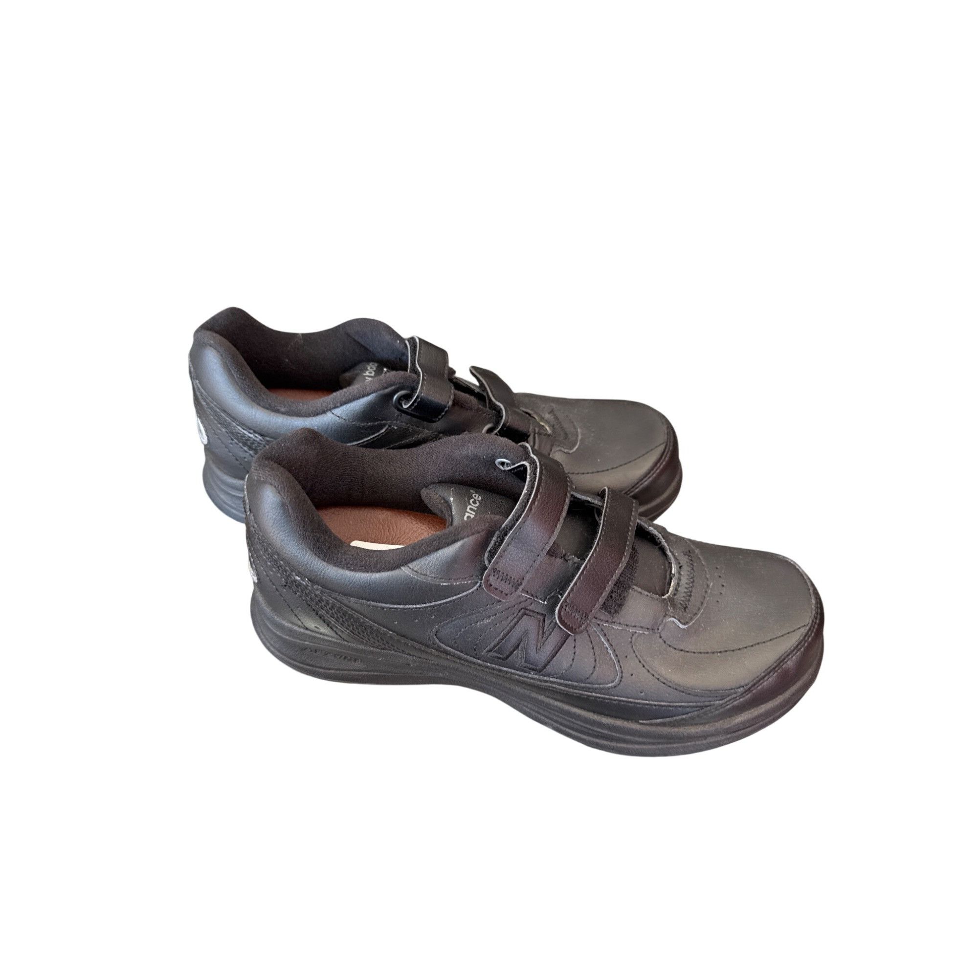 New Balance New Balance 577 Mens Black Leather ortho walking sneakers 10 Size US 10 / EU 43 - 4 Thumbnail