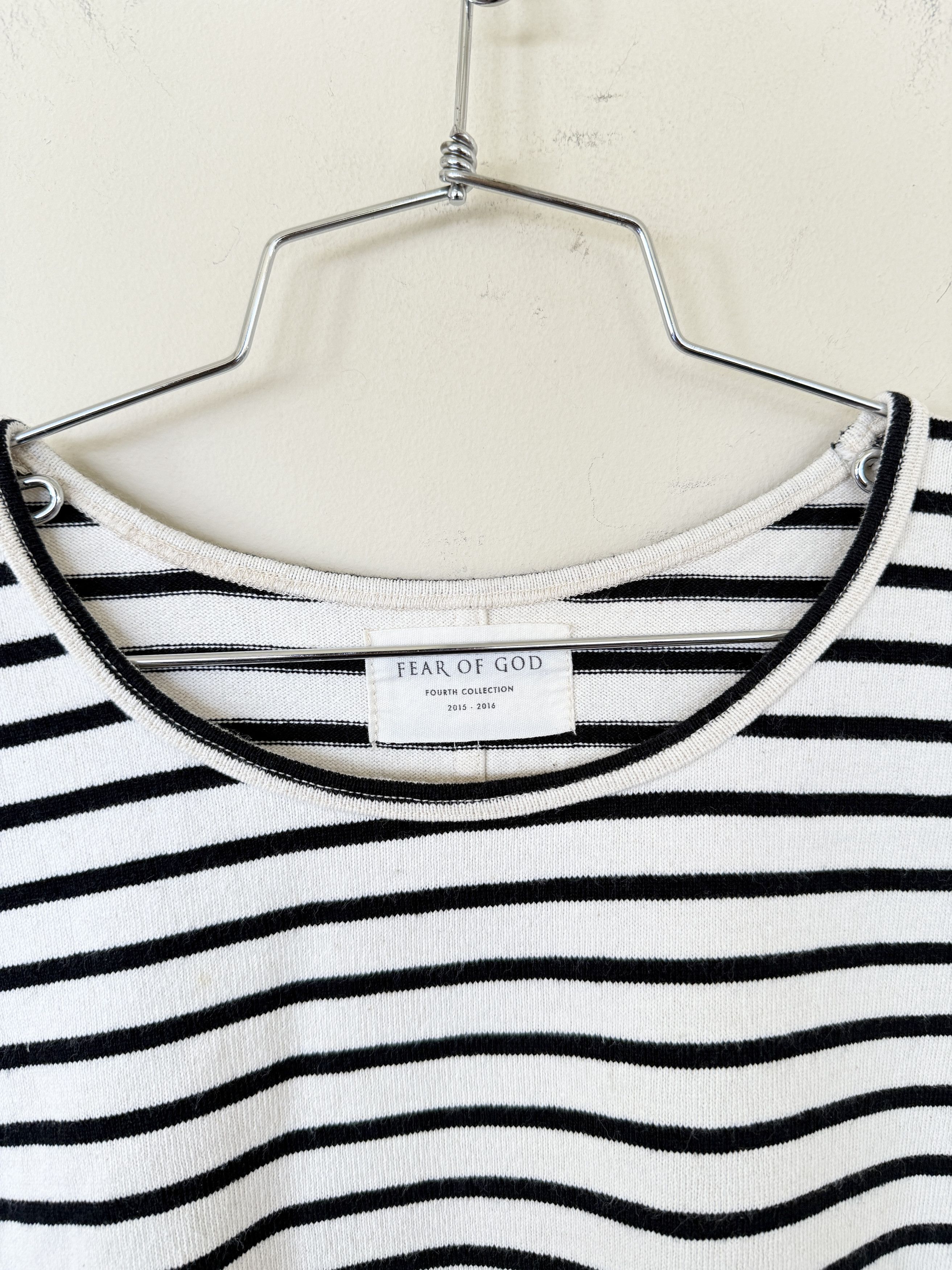 Fear of God Fear of God Striped Boxy Tee 4th Collection Size US XL / EU 56 / 4 - 5 Thumbnail