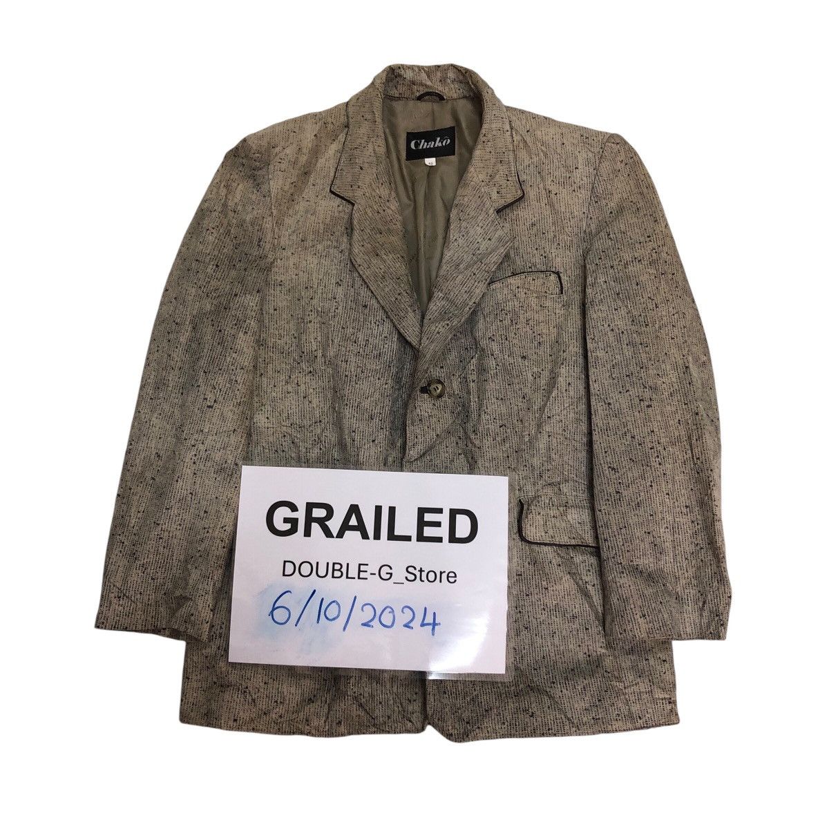Japanese Brand × Vintage 📌Vintage Leather Jacket Chore Work Chako Issey Miyake Size US M / EU 48-50 / 2 - 1 Thumbnail