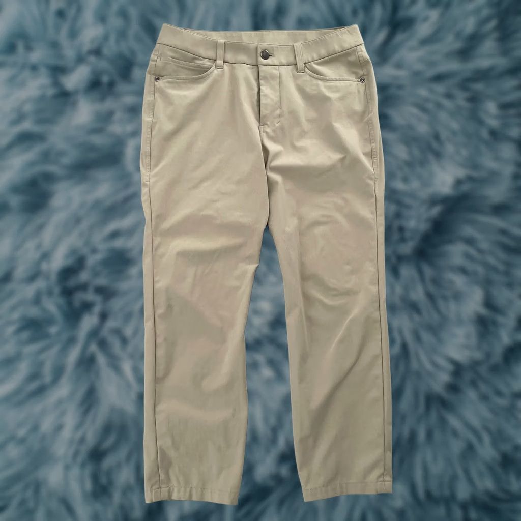 Lululemon Lululemon ABC Classic Fit 5 Pocket Pant Mens Adult 28 Tan Khaki Pockets Size US 28 / EU 44 - 1 Thumbnail