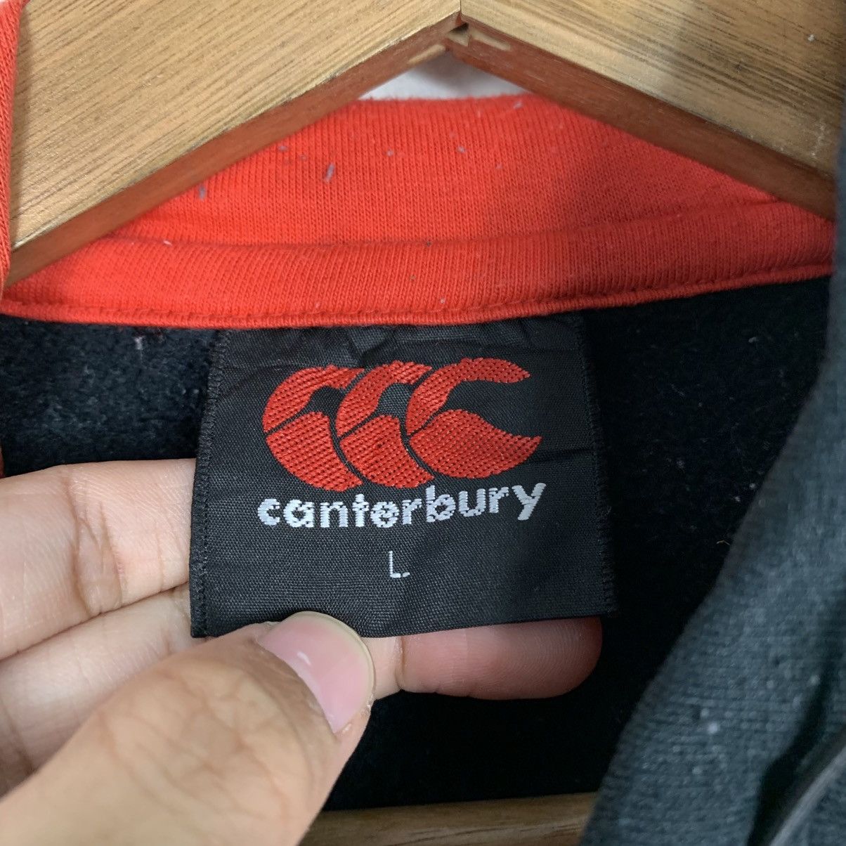 Canterbury of New Zealand Canterbury Big Logo Pullover Hoodie Size US L / EU 52-54 / 3 - 14 Thumbnail