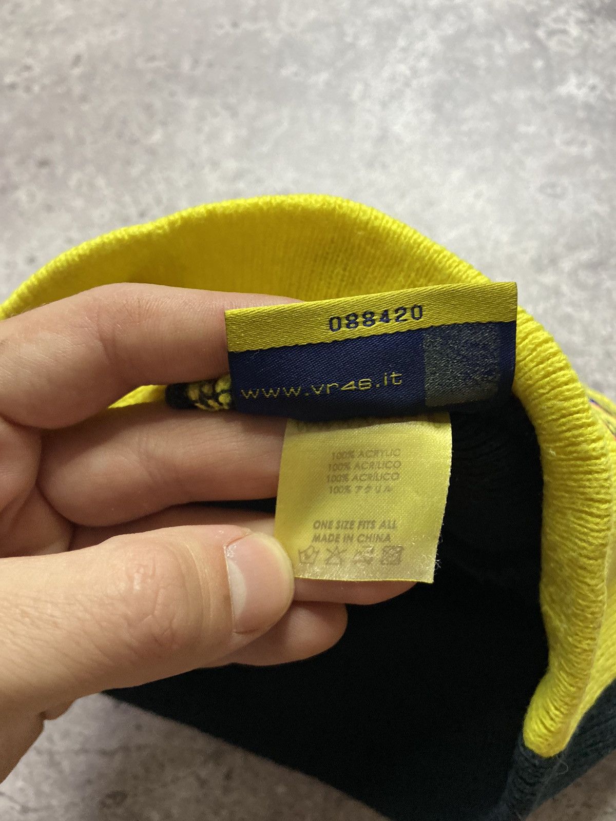 NASCAR Vintage Rossi VR46 Racing Beanie Hat Size ONE SIZE - 6 Thumbnail