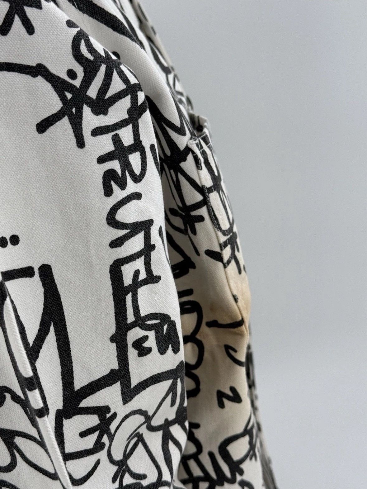 Comme des Garcons SHIRT × Supreme Supreme Comme des Garcons Canvas Chore Coat Mens L Stained Size US L / EU 52-54 / 3 - 8 Thumbnail