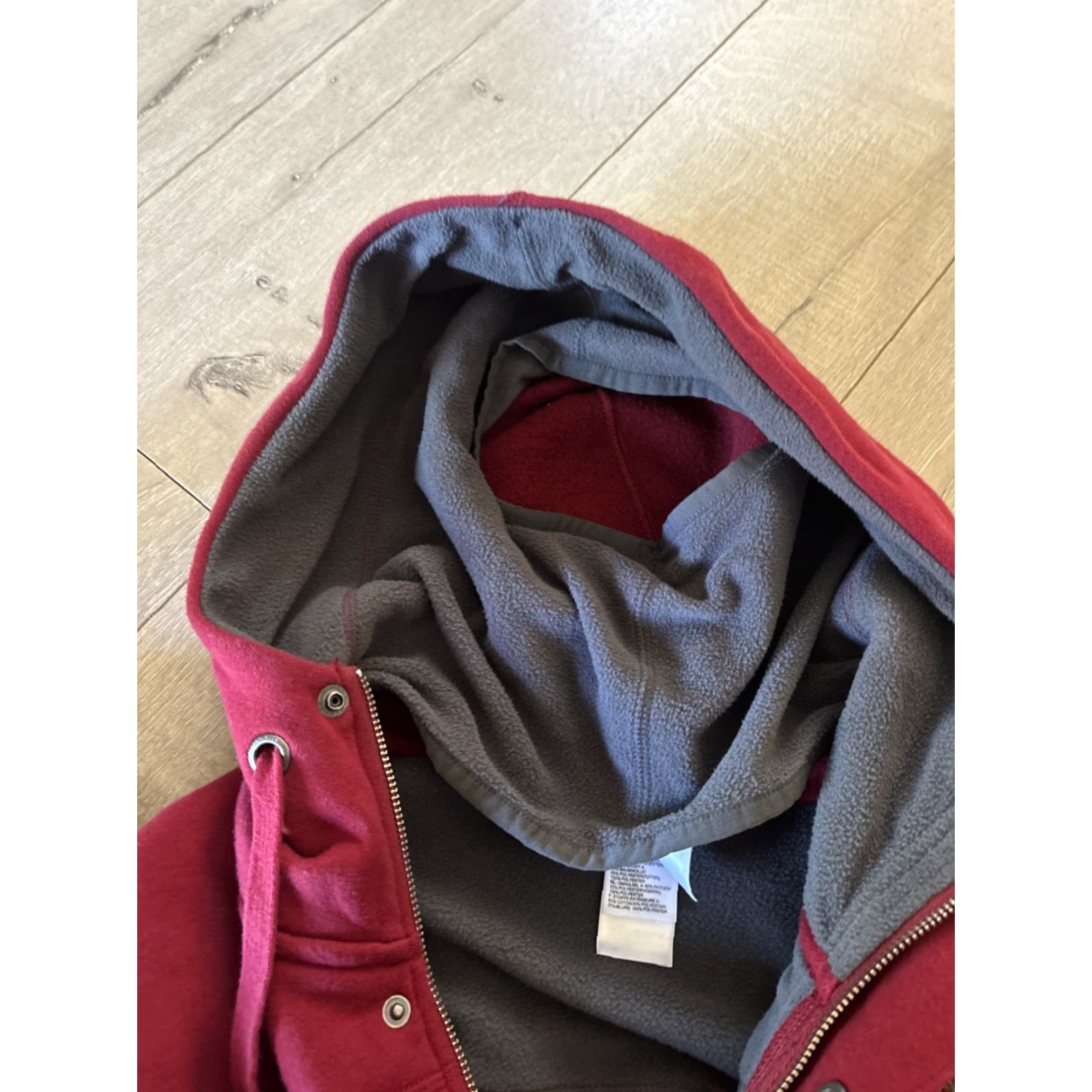 The North Face The North Face Jacket Mens Sweater Fleece Hoodie Size XXL Dark Red Size US XXL / EU 58 / 5 - 7 Thumbnail