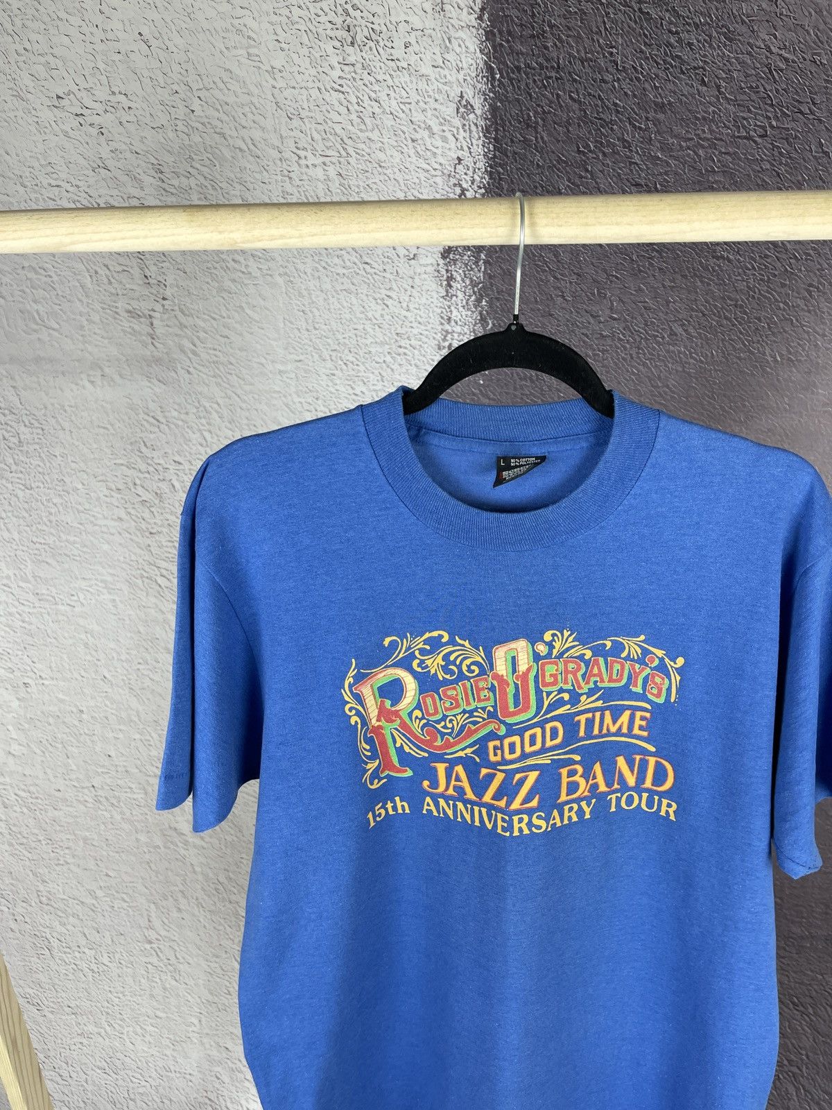 Band Tees Vintage 80 Rosie O'Grady's Good Time Jazz Band Merch T-shirt Size US L / EU 52-54 / 3 - 2 Thumbnail