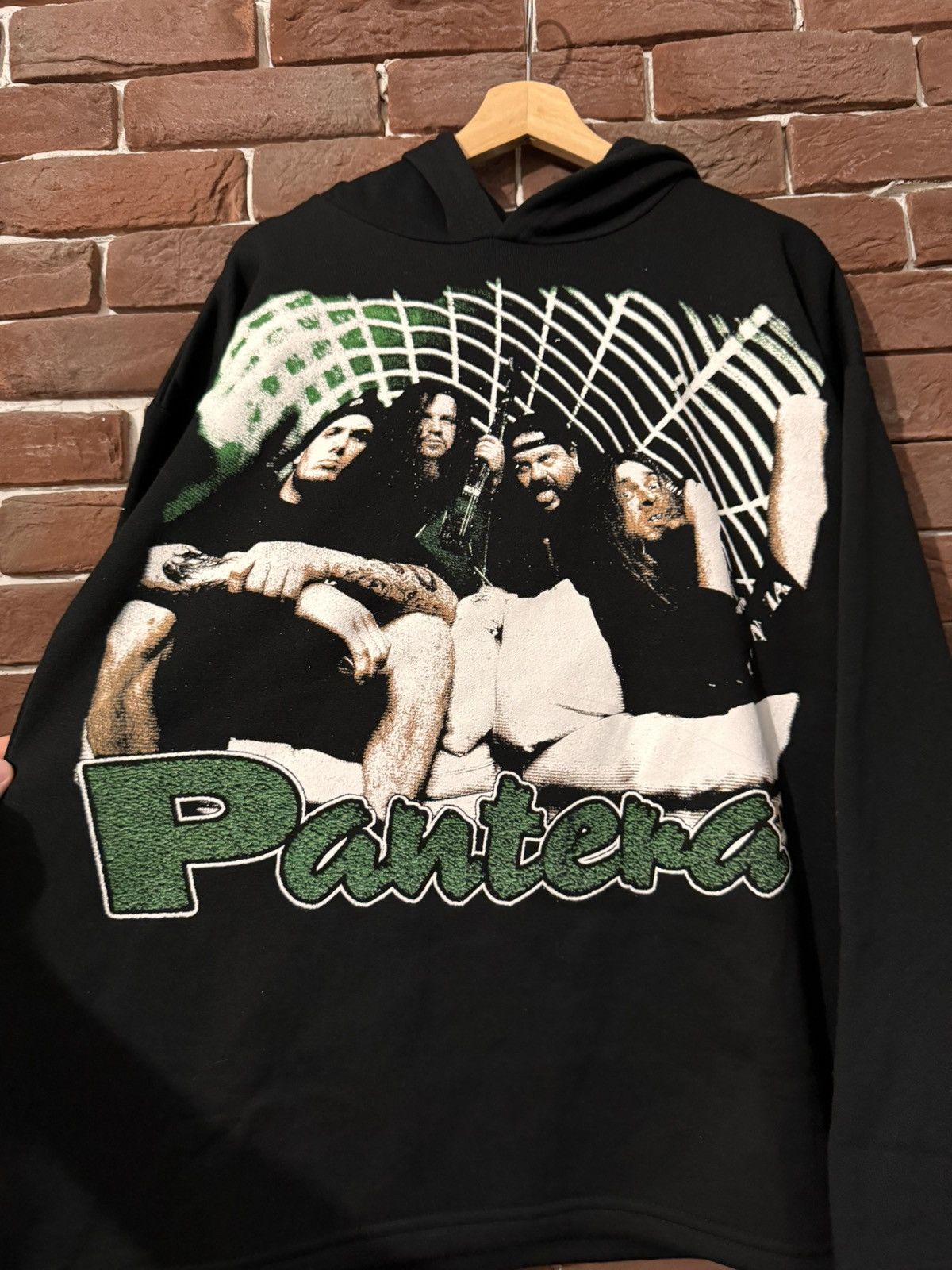 Band Tees 90s Rare Vintage Pantera Hoodie Heavy Metal Band Grail 90s L Size US L / EU 52-54 / 3 - 3 Thumbnail