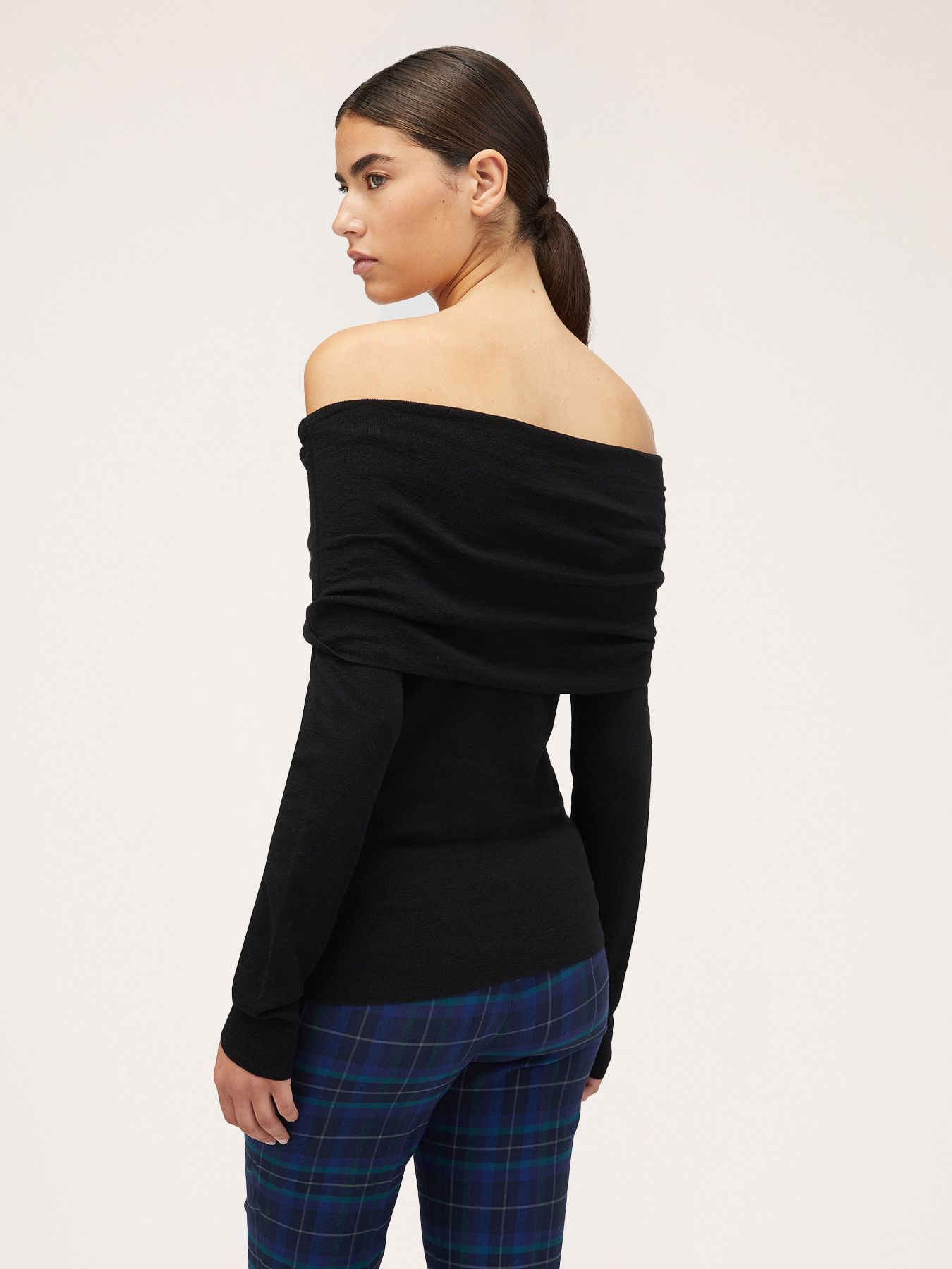 Saint Laurent Paris o1tp1o0125 Blouses in Black Size L / US 10 / IT 46 - 3 Thumbnail