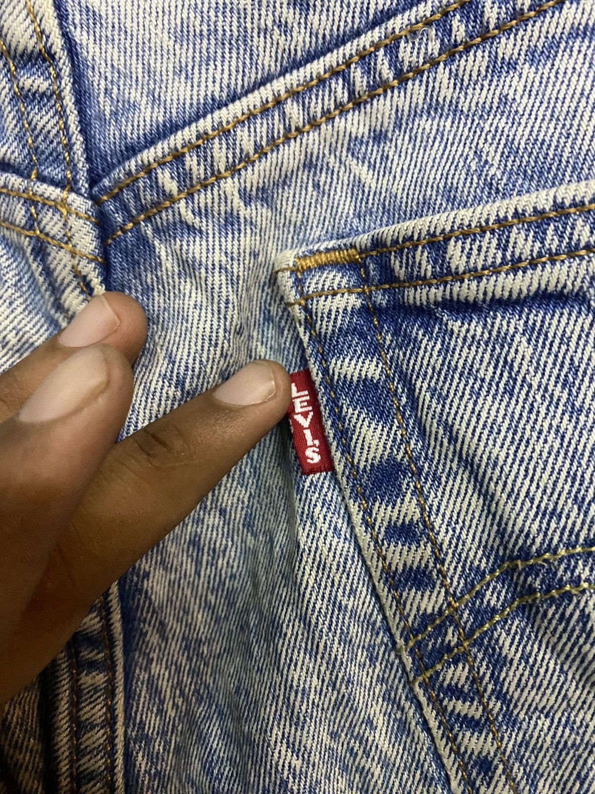 Levi's × Levi's Vintage Clothing Levis 501 big E acid wash Size US 29 - 5 Thumbnail