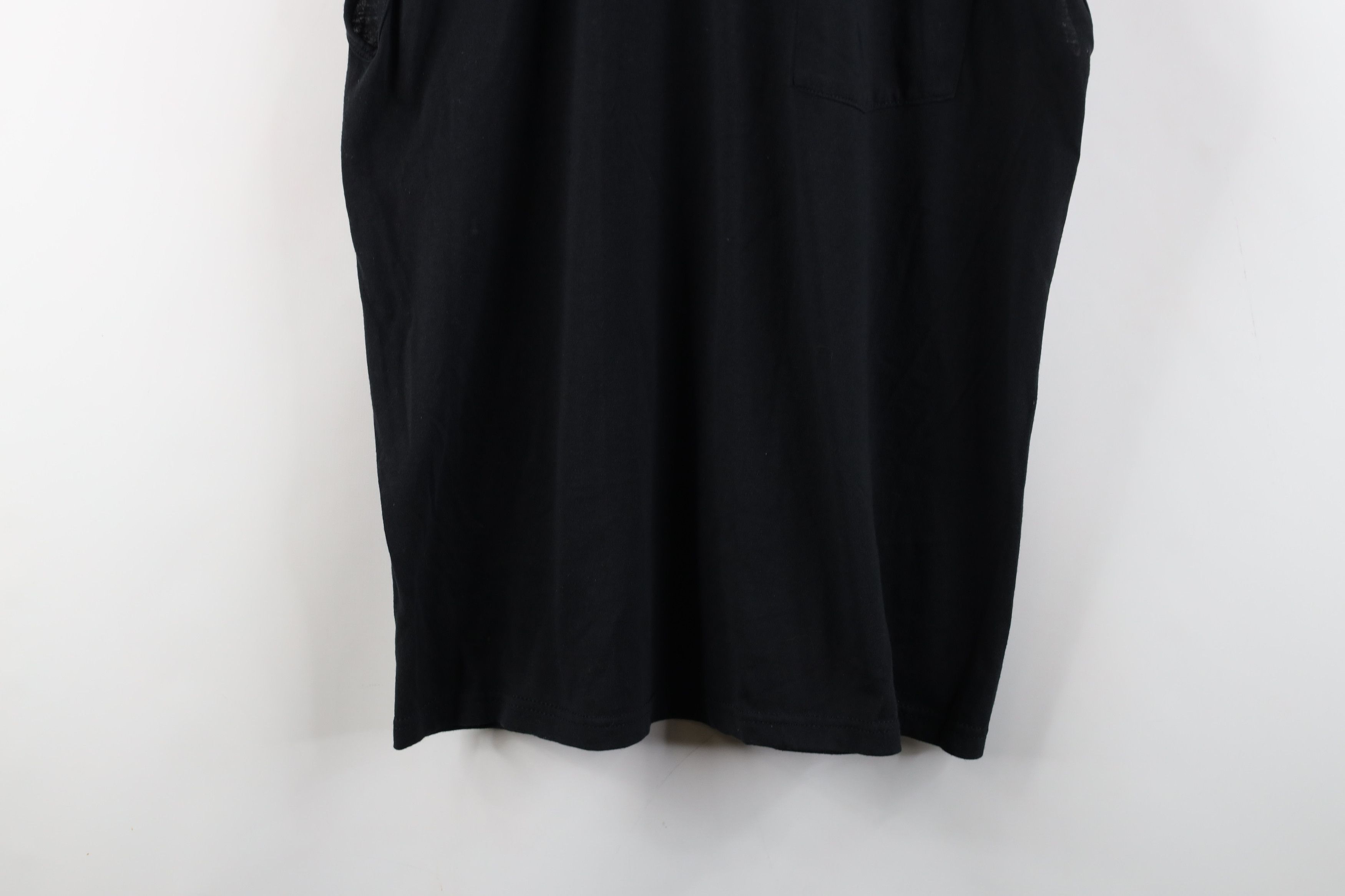 Vintage Vintage 90s Streetwear Blank Sleeveless Muscle T-Shirt Black Size US XL / EU 56 / 4 - 3 Thumbnail