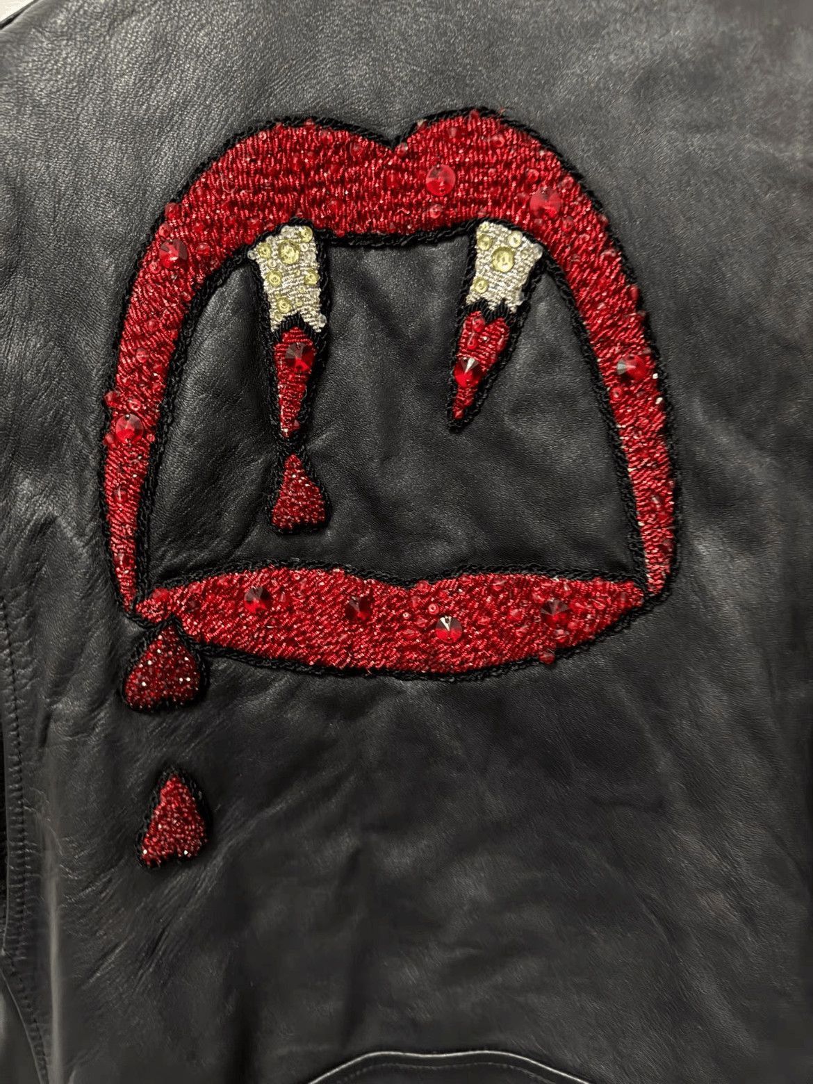 Saint Laurent Paris Saint Laurent Paris by Hedi 16AW Bloodtooth Leather Jacket- Size US M / EU 48-50 / 2 - 3 Thumbnail