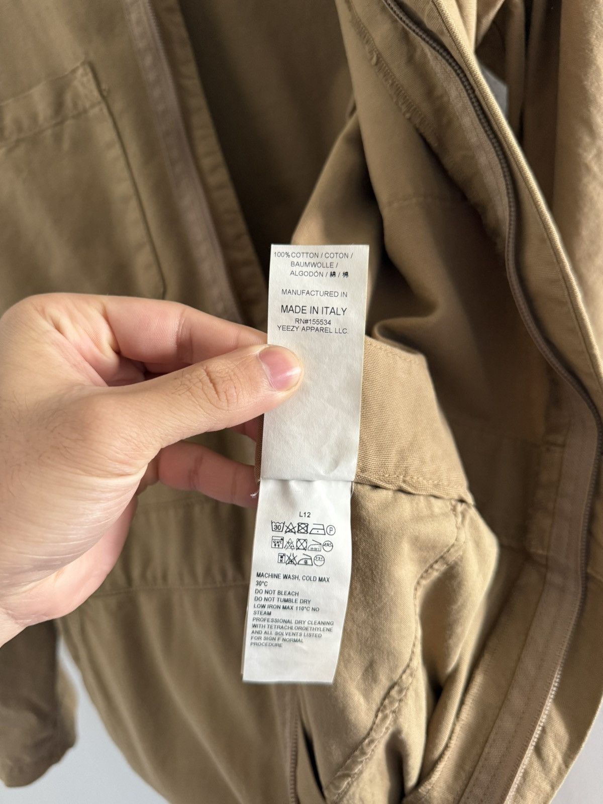 Kanye West Yeezy Season 6 Workwear Canvas Jumpsuit Shirt/Pants Brown Size US M / EU 48-50 / 2 - 24 Thumbnail