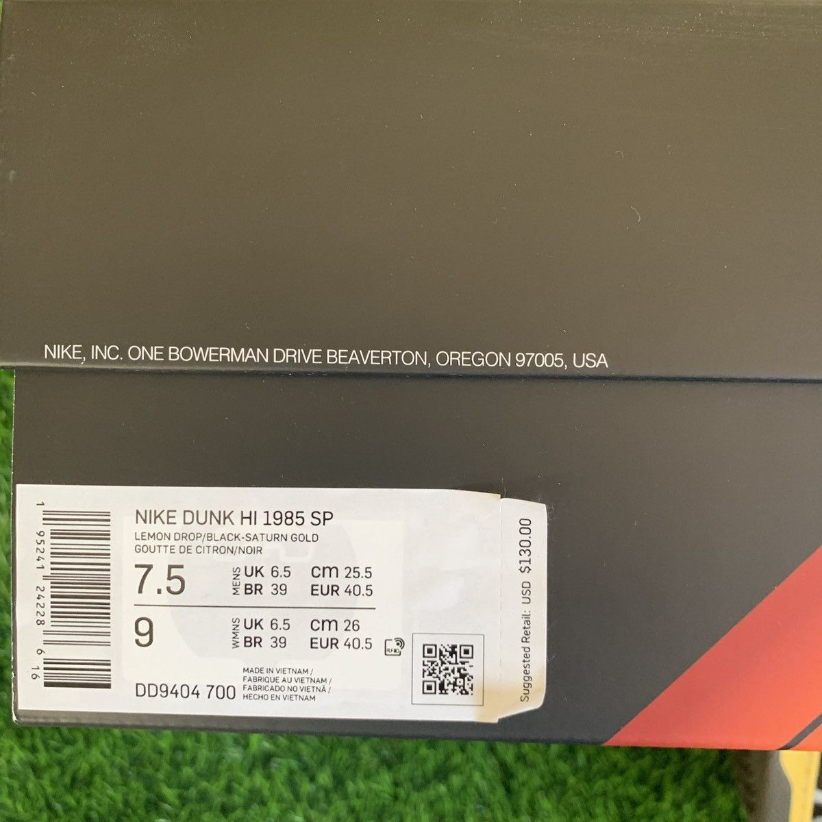 Nike Nike Dunk High 1985 Black Acid Wash 2021 Size US 7.5 / EU 40-41 - 9 Thumbnail