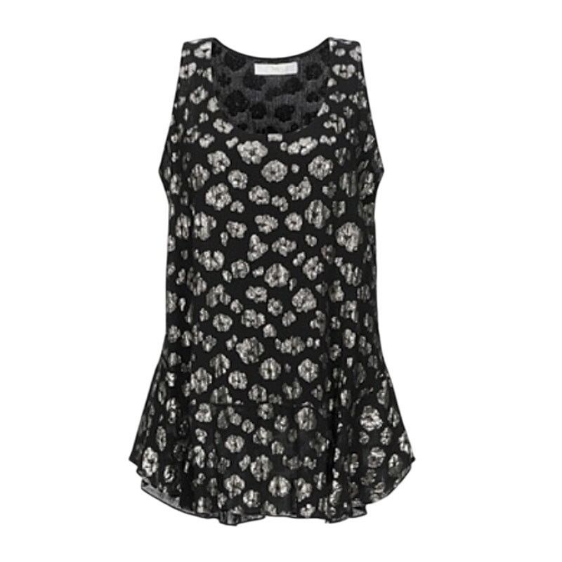 Chloe Chloe sleeveless Blouse black and gold size 4 Size XS / US 0-2 / IT 36-38 - 1 Thumbnail