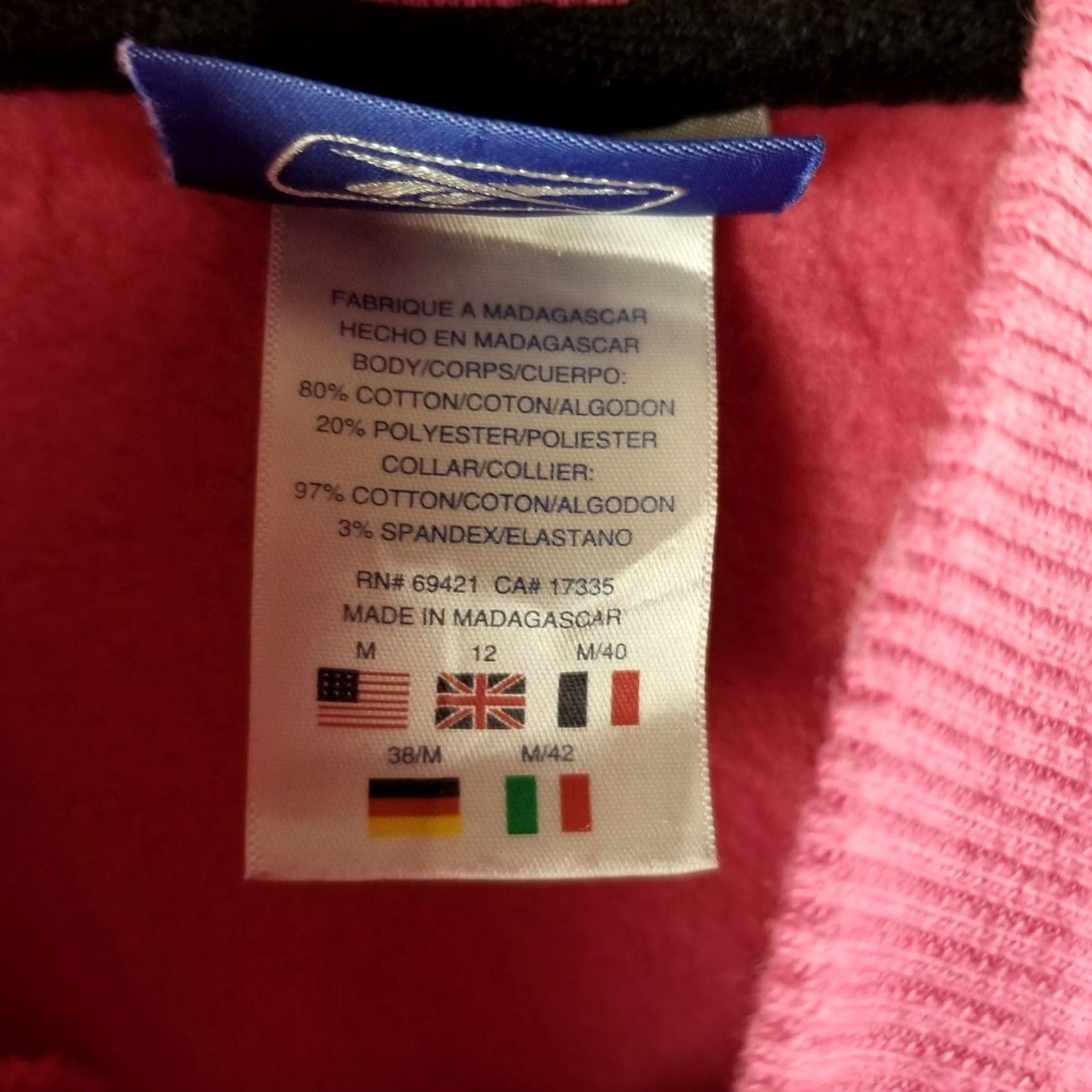 Reebok Reebok Sweatshirt Woman Medium Pink 1/4 Zip Mock Neck Embroidered Logo 90s Style Activewear Pullover Shirt Womens Size M / US 6-8 / IT 42-44 - 6 Thumbnail