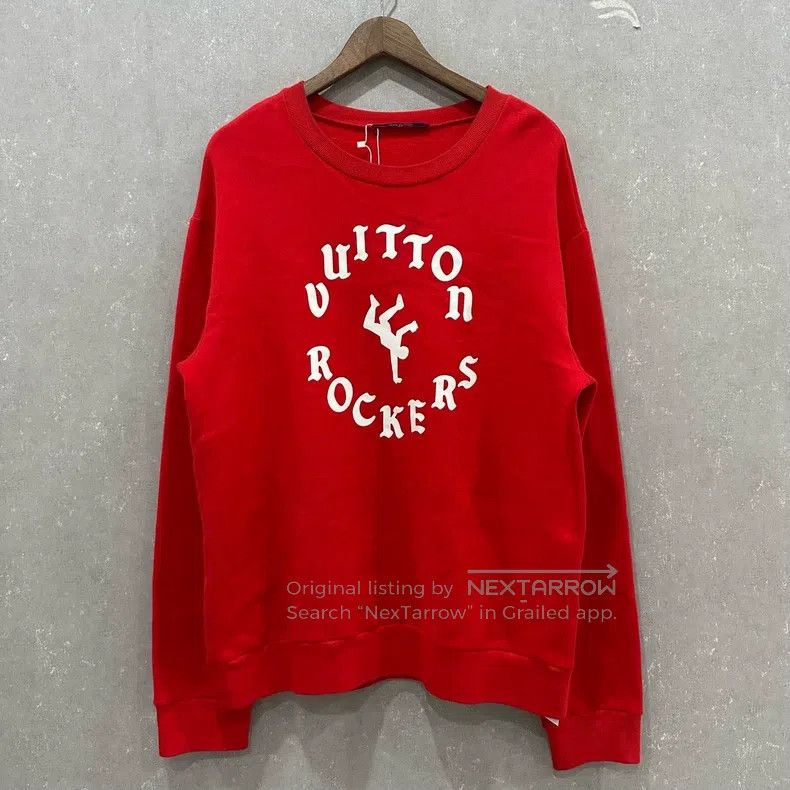 Louis Vuitton Louis Vuitton Clock Red Pullover Sweatshirt Size US XL / EU 56 / 4 - 1 Thumbnail