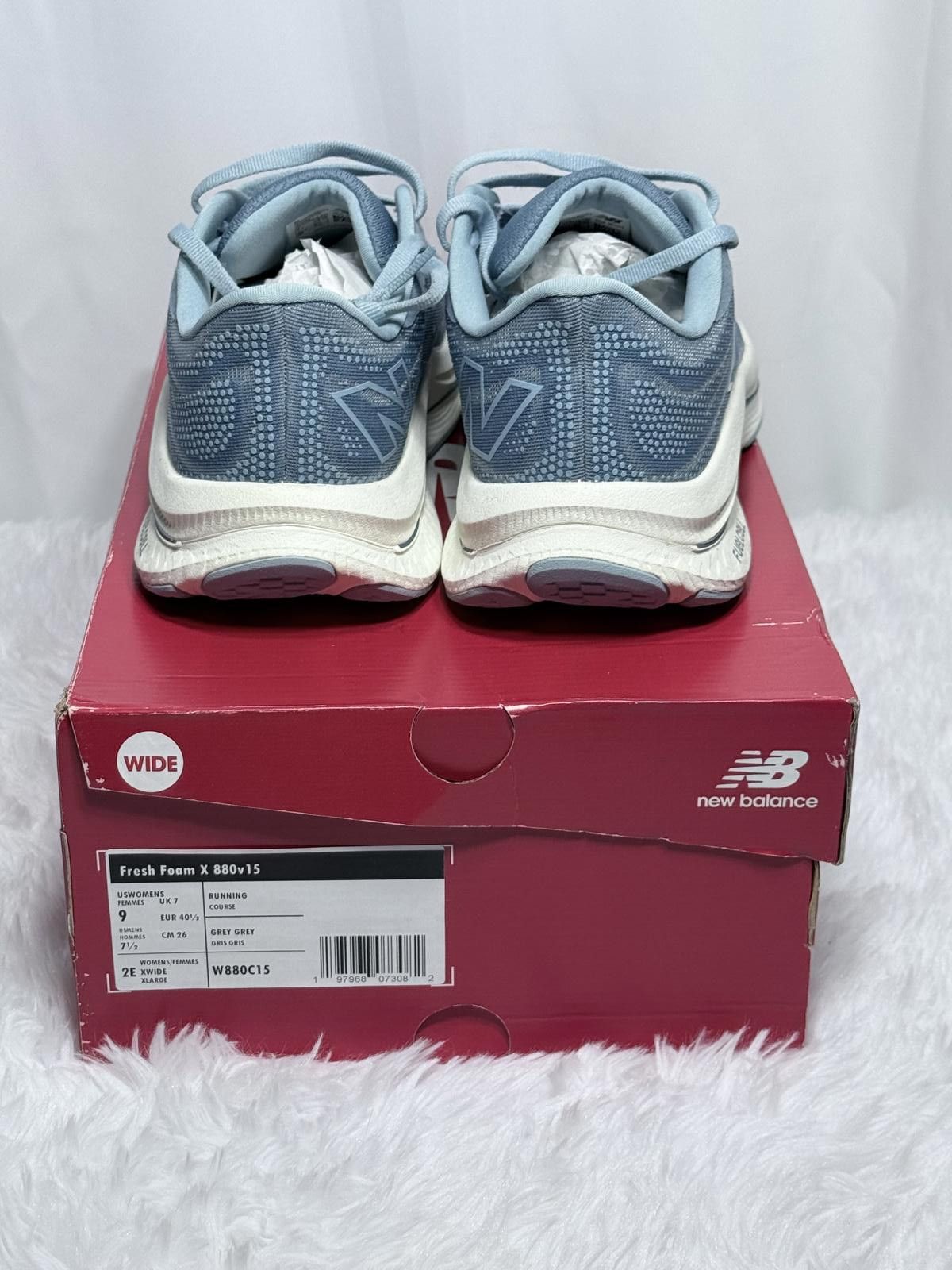 New Balance New Balance Fresh Foam X 880v15 Wide Running Shoes - Blue Size ONE SIZE - 3 Thumbnail