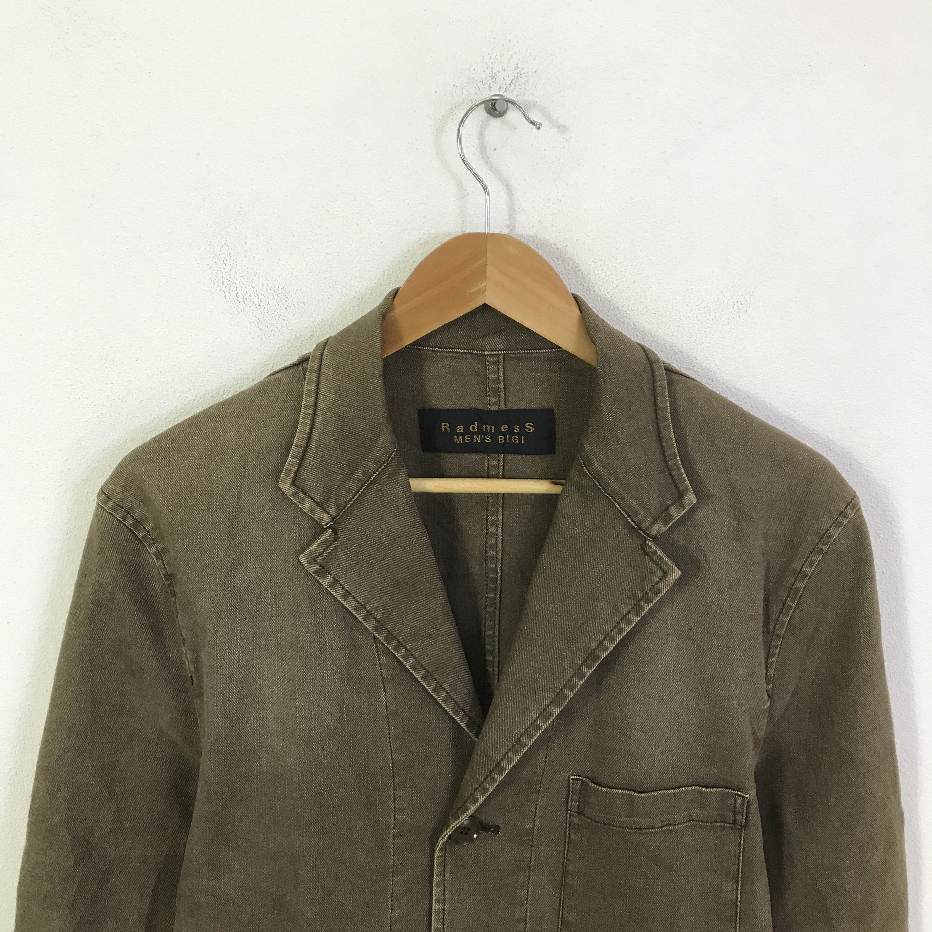 BIGI men's bigi Cotton blazer jacket K119B14 Size US L / EU 52-54 / 3 - 2 Thumbnail