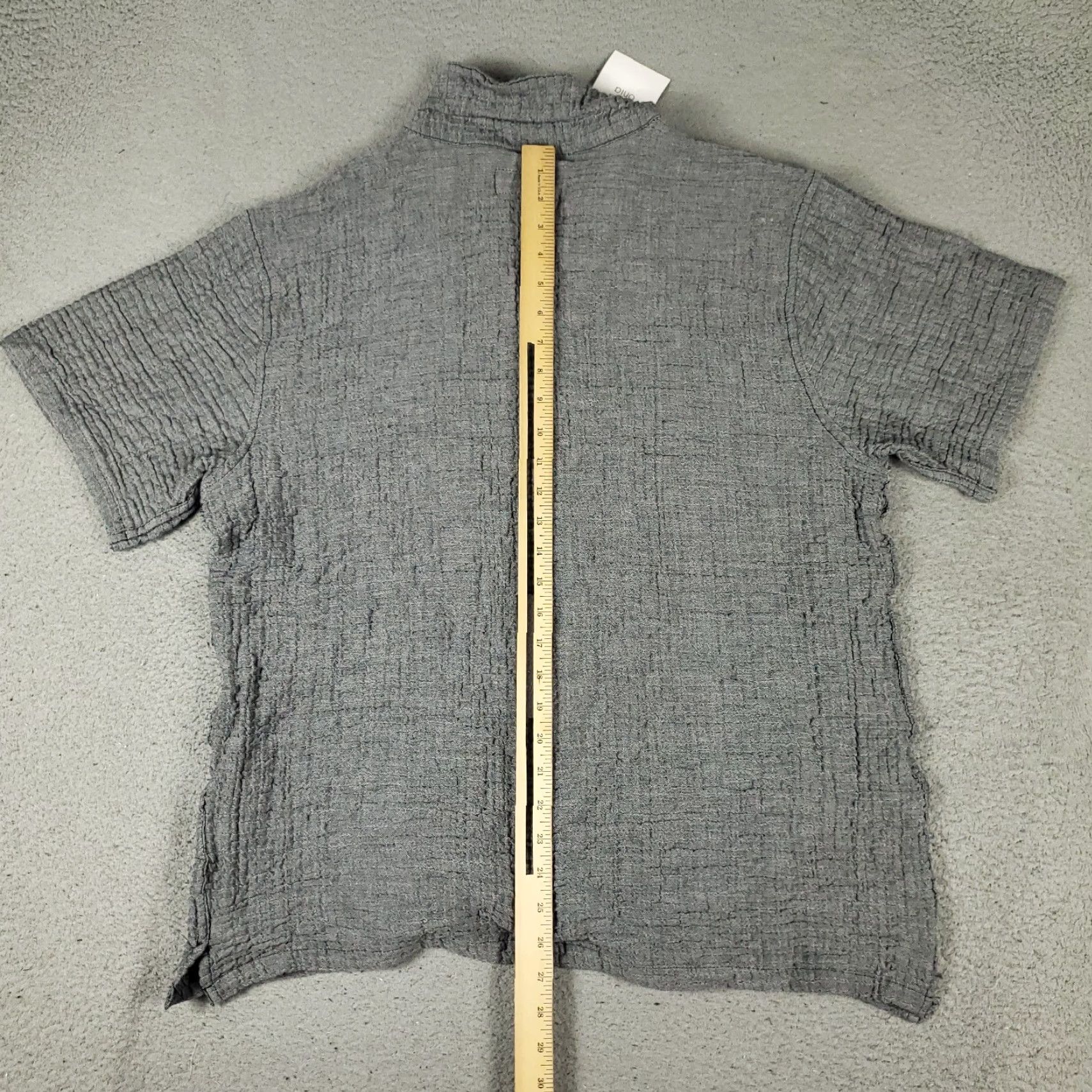 Onia Onia Shirt Mens XL Gray Camp Collar Button Up Short Sleeve Size US XL / EU 56 / 4 - 4 Thumbnail