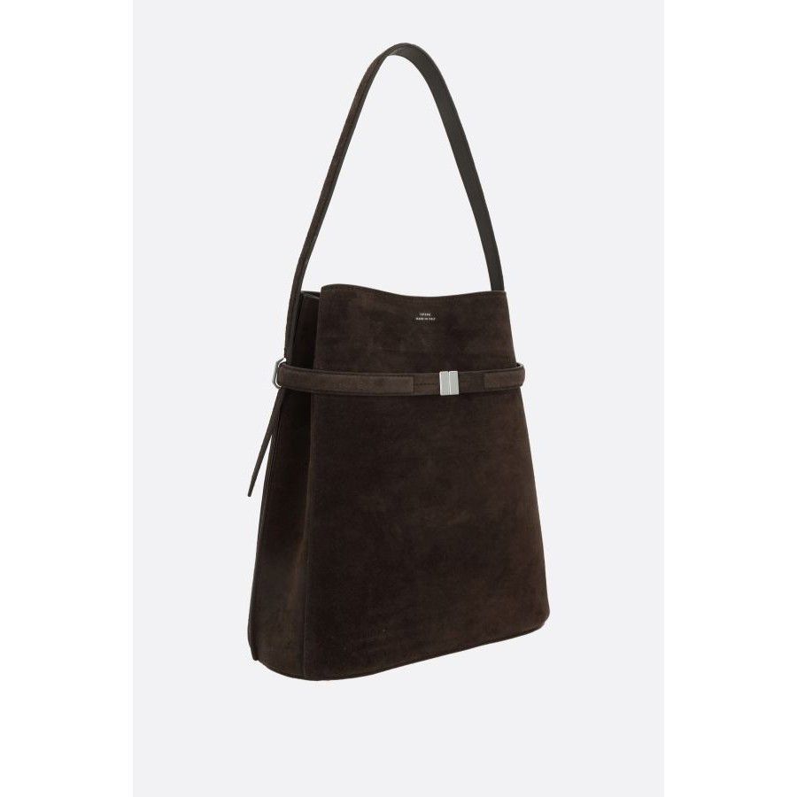 Toteme TOTEME Belted Bucket Suede Brown Bag New & Authentic Size ONE SIZE - 2 Thumbnail