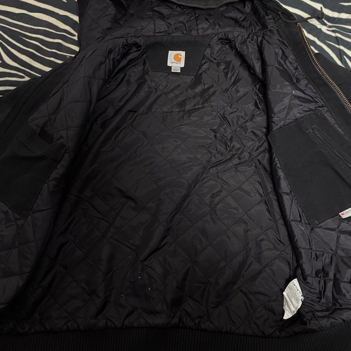 Carhartt × Carhartt Wip Black Carhartt Active Jacket y2k Vintage workwear Size US L / EU 52-54 / 3 - 6 Thumbnail