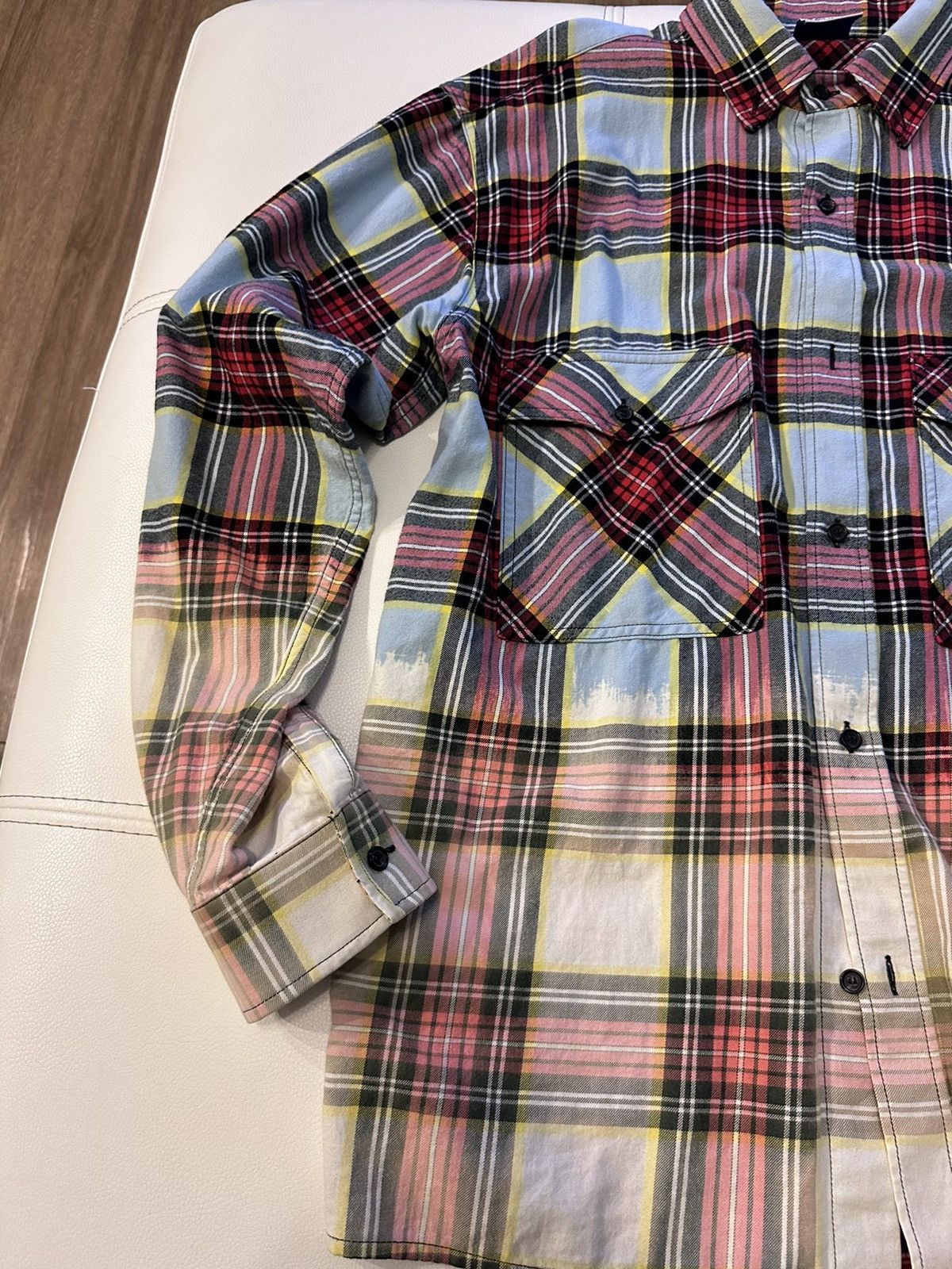 Marcelo Burlon Marcelo Burlon County of Milan Checkered Pocket Shirt Size US L / EU 52-54 / 3 - 3 Thumbnail