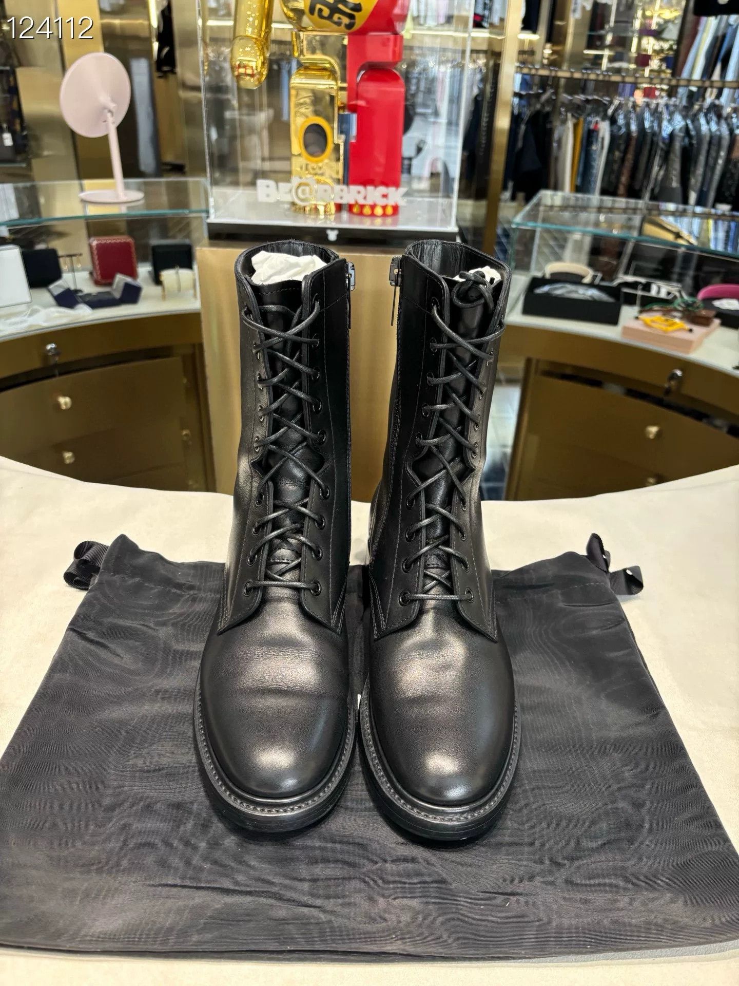 Celine Celine Classic Minimal Mid-Calf Martin Boots Size US 8 / IT 38 - 1 Thumbnail