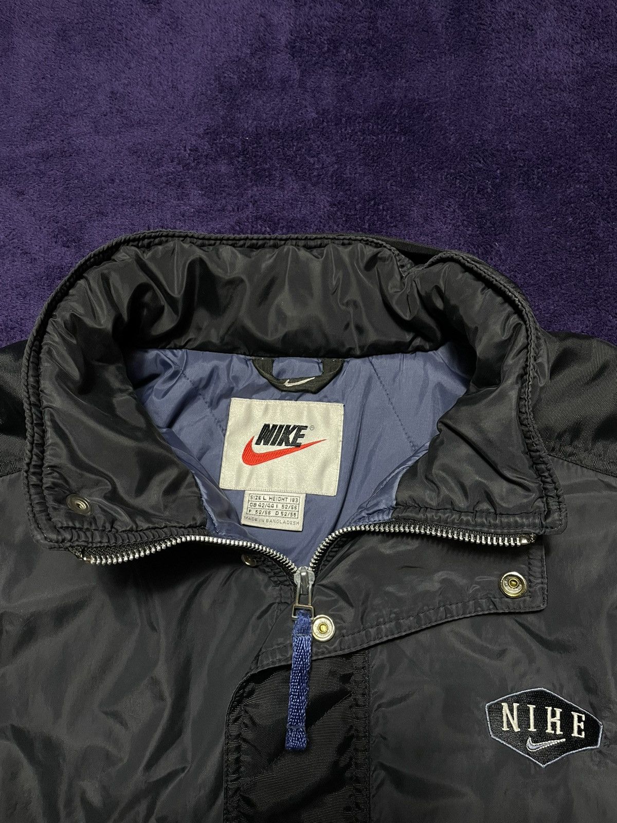 Nike × Nike ACG × Vintage Vintage 80s-90s Nike nylon retro jacket big logo Size US L / EU 52-54 / 3 - 13 Thumbnail